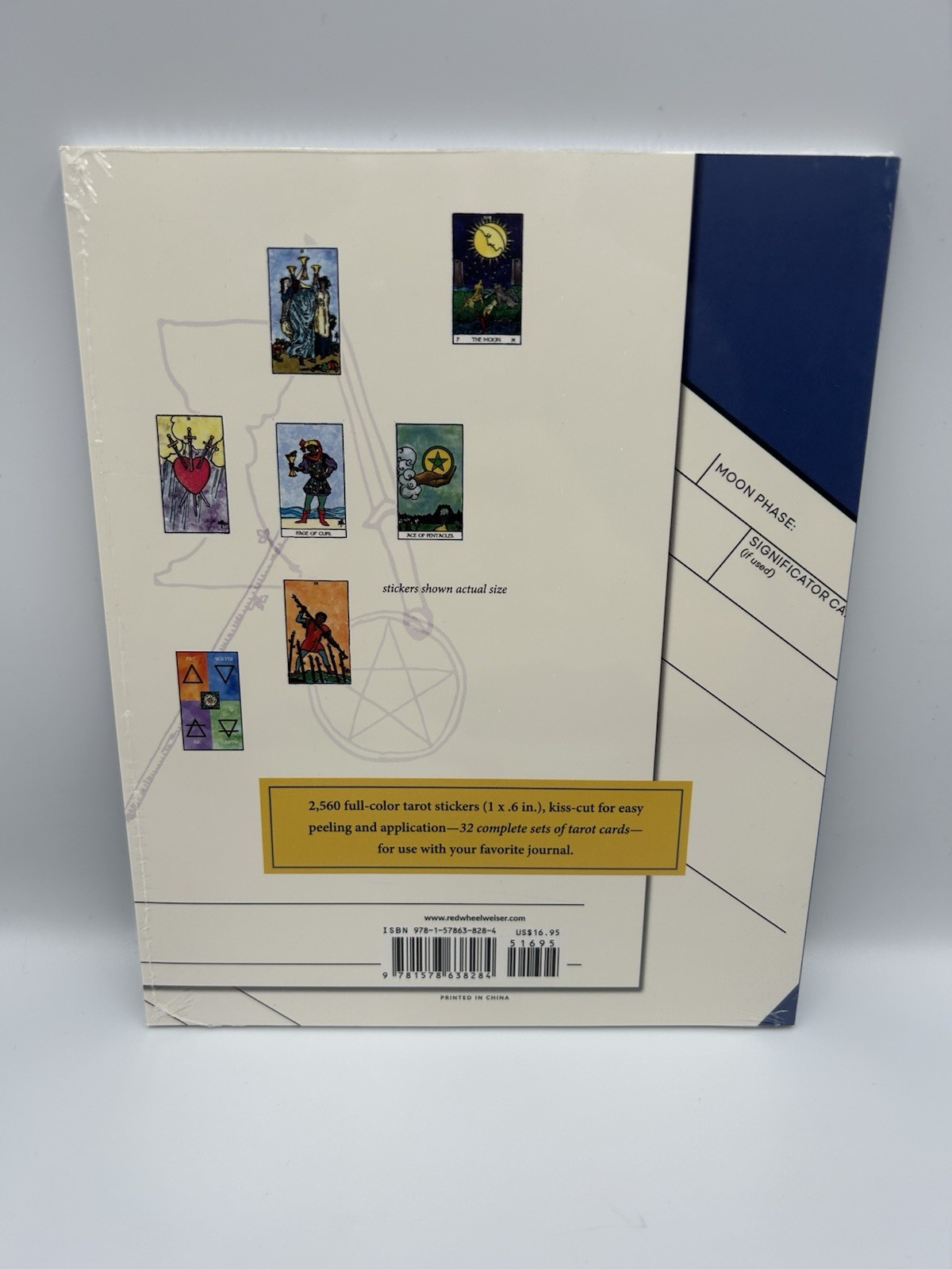 The Weiser Tarot Card Sticker Book Includes Over 2,500 Stickers 32 Complete Sets