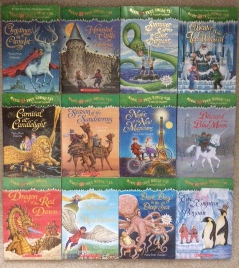 Magic Tree House 29-40 set (Merlin Mission PB lot) 30 31 32 33 34 35 36 37 38 39