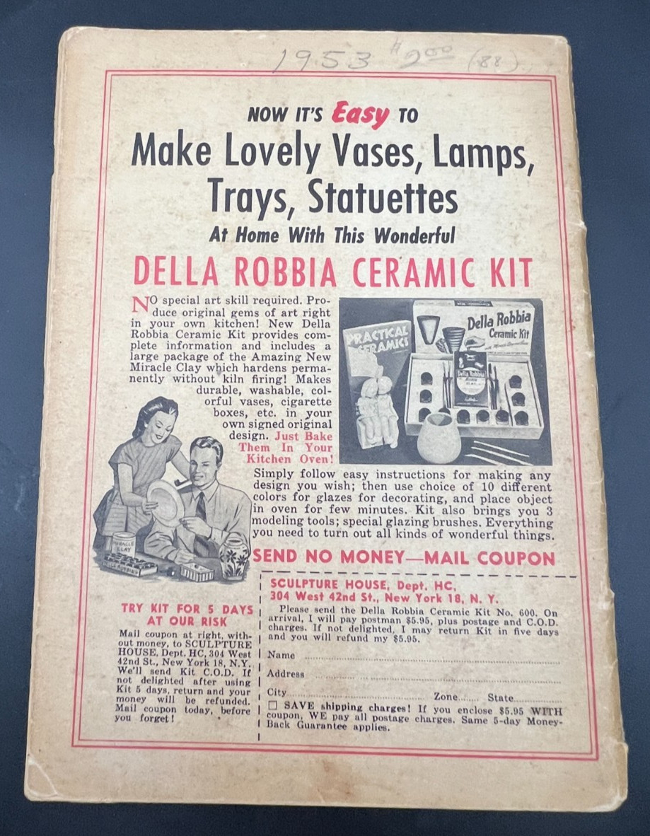 1953 Hobbikrafts for Women Issue No. 1 Magazine