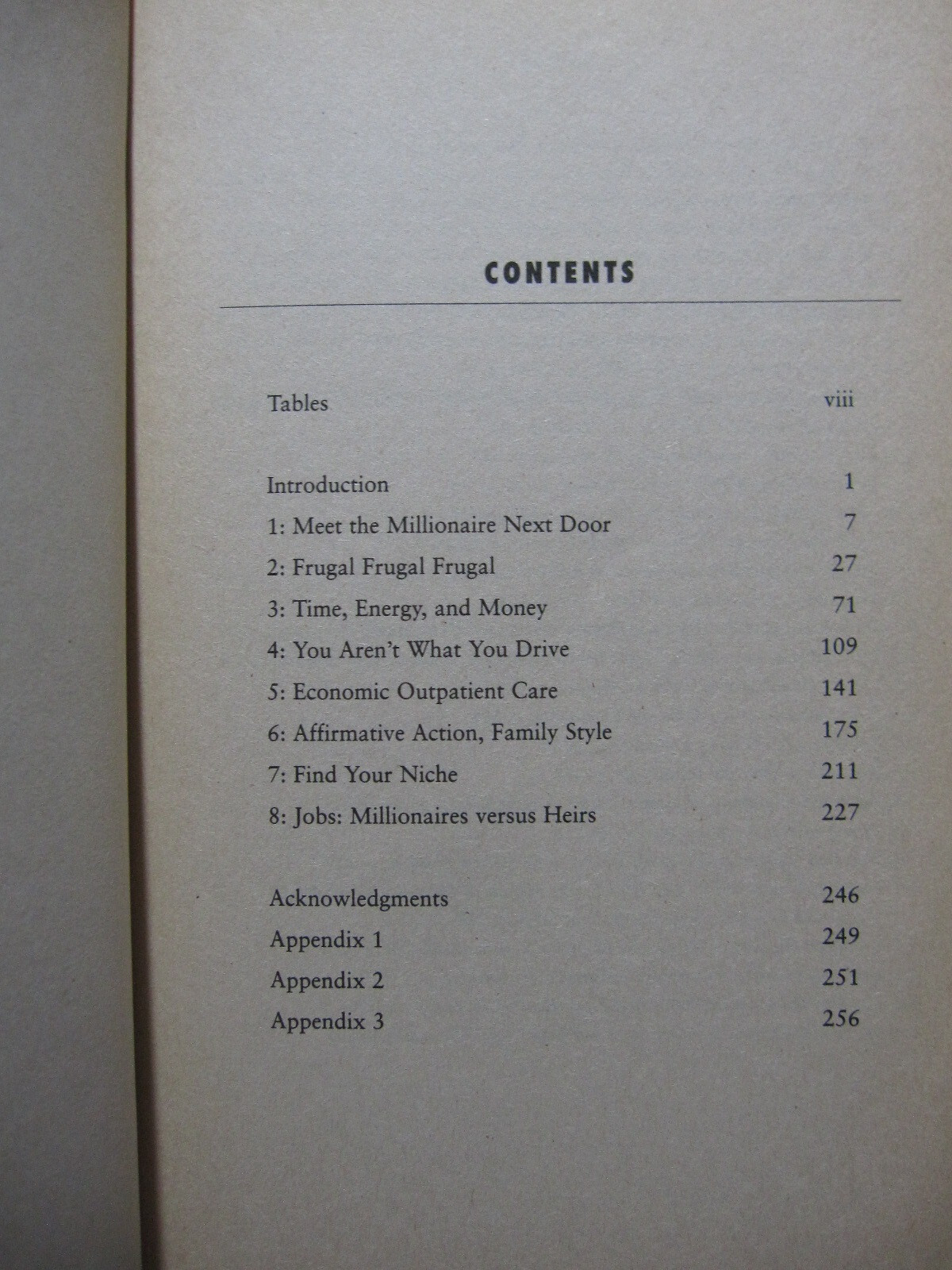 The Millionaire Next Door by Stanley, Thomas J. and Danko, William D.