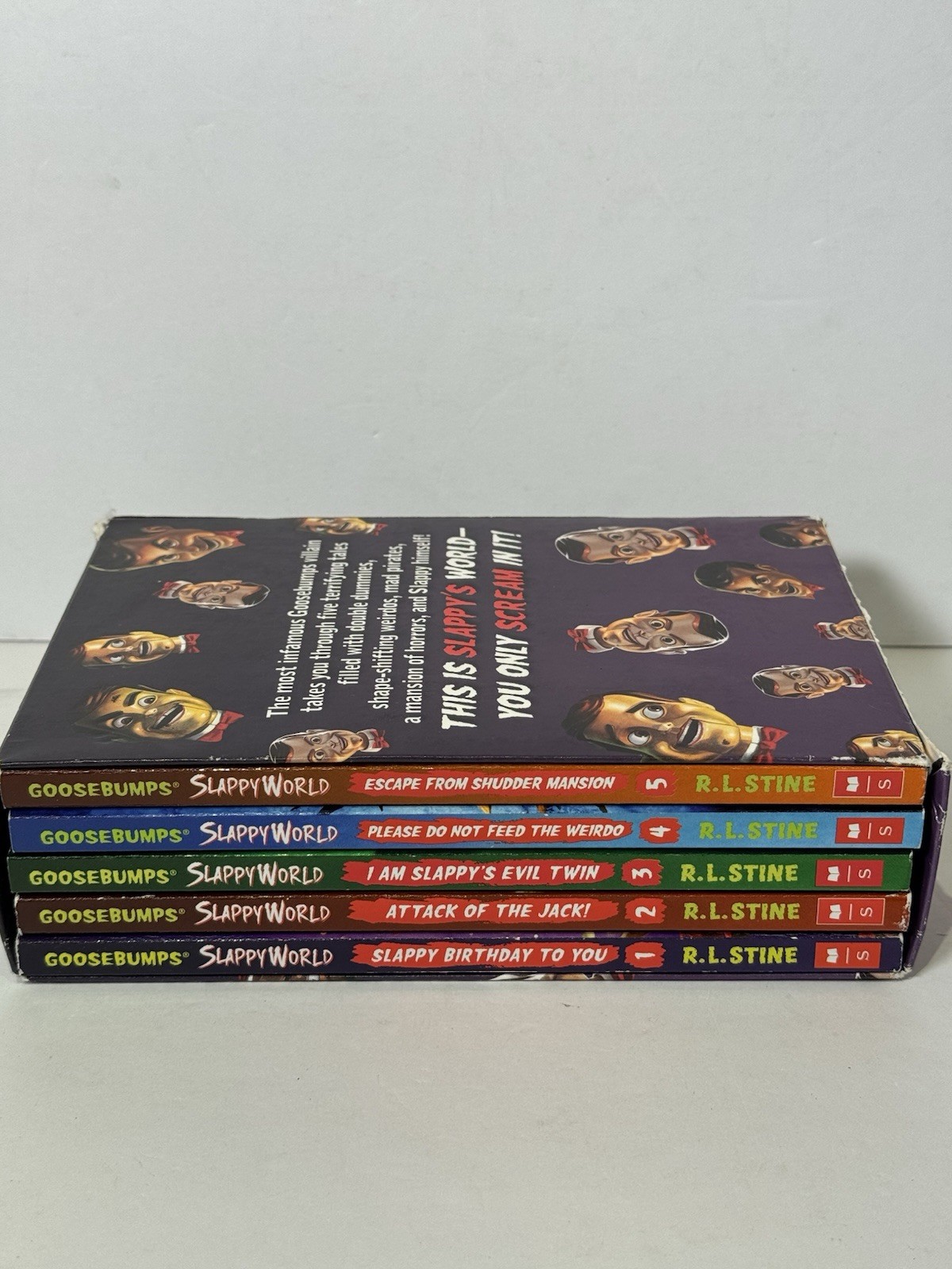 Goosebumps SlappyWorld Box Set: Books 1-5 by R. L. Stine (2018, Quantity Pack)