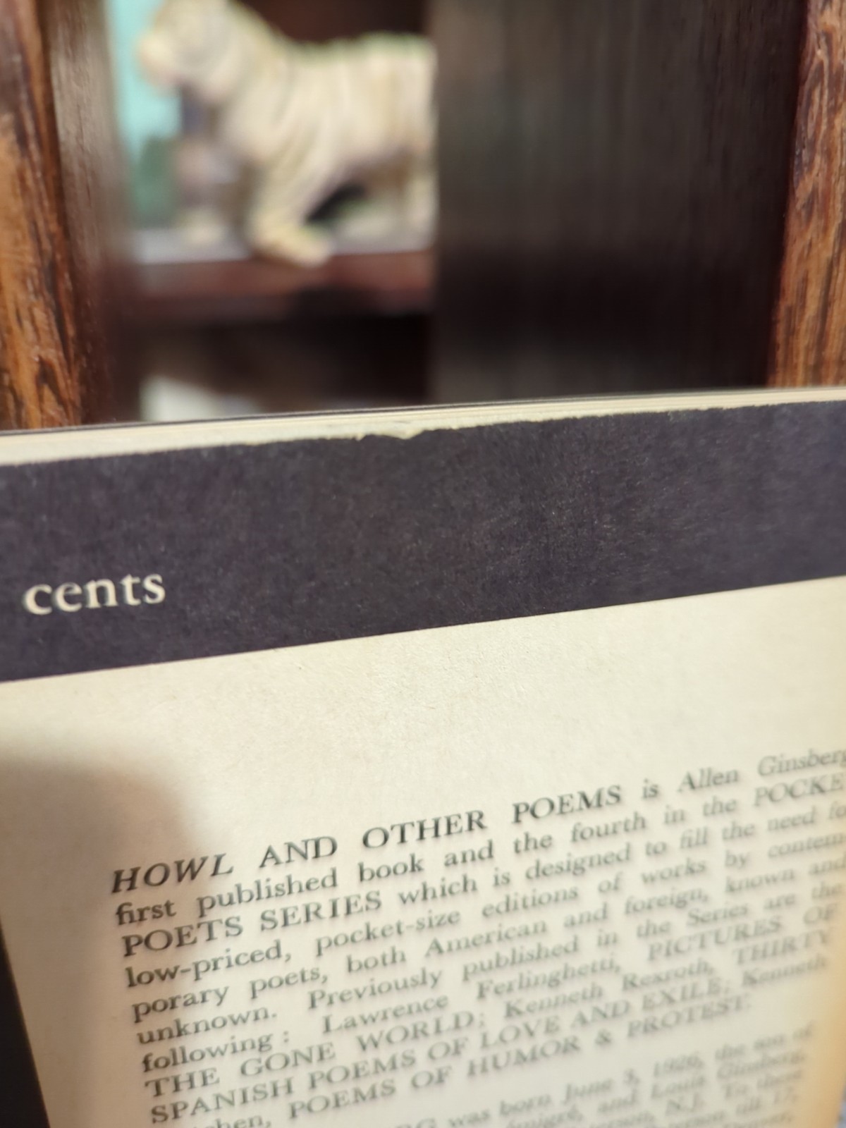 Allen Ginsberg Howl 1st Edition 3rd Printing 1957 City Lights Pocket Poets #4