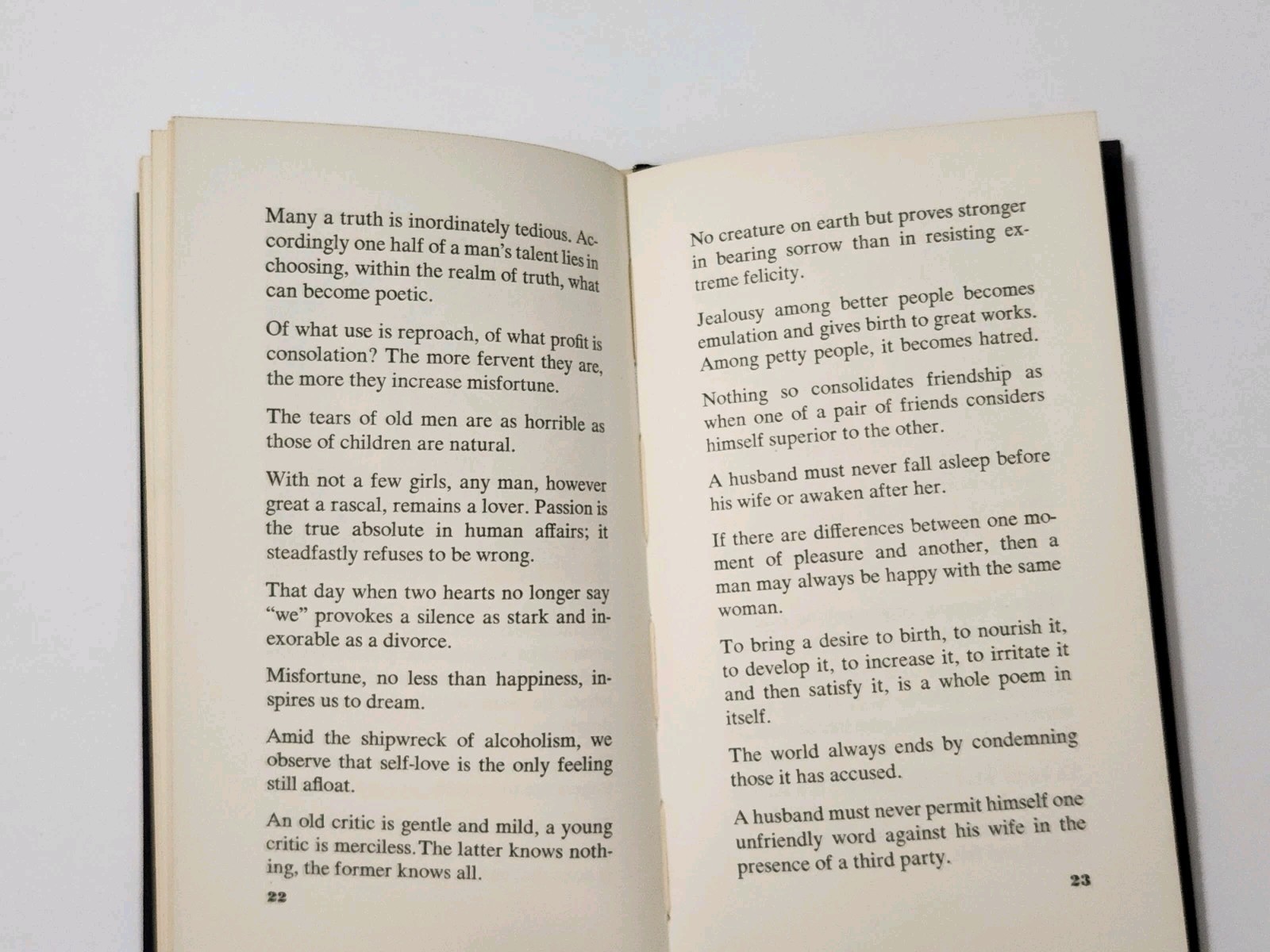 Epigrams On Men,Women & Love Honore De Balzac By Leclercq Jacques 1959 Hardcover