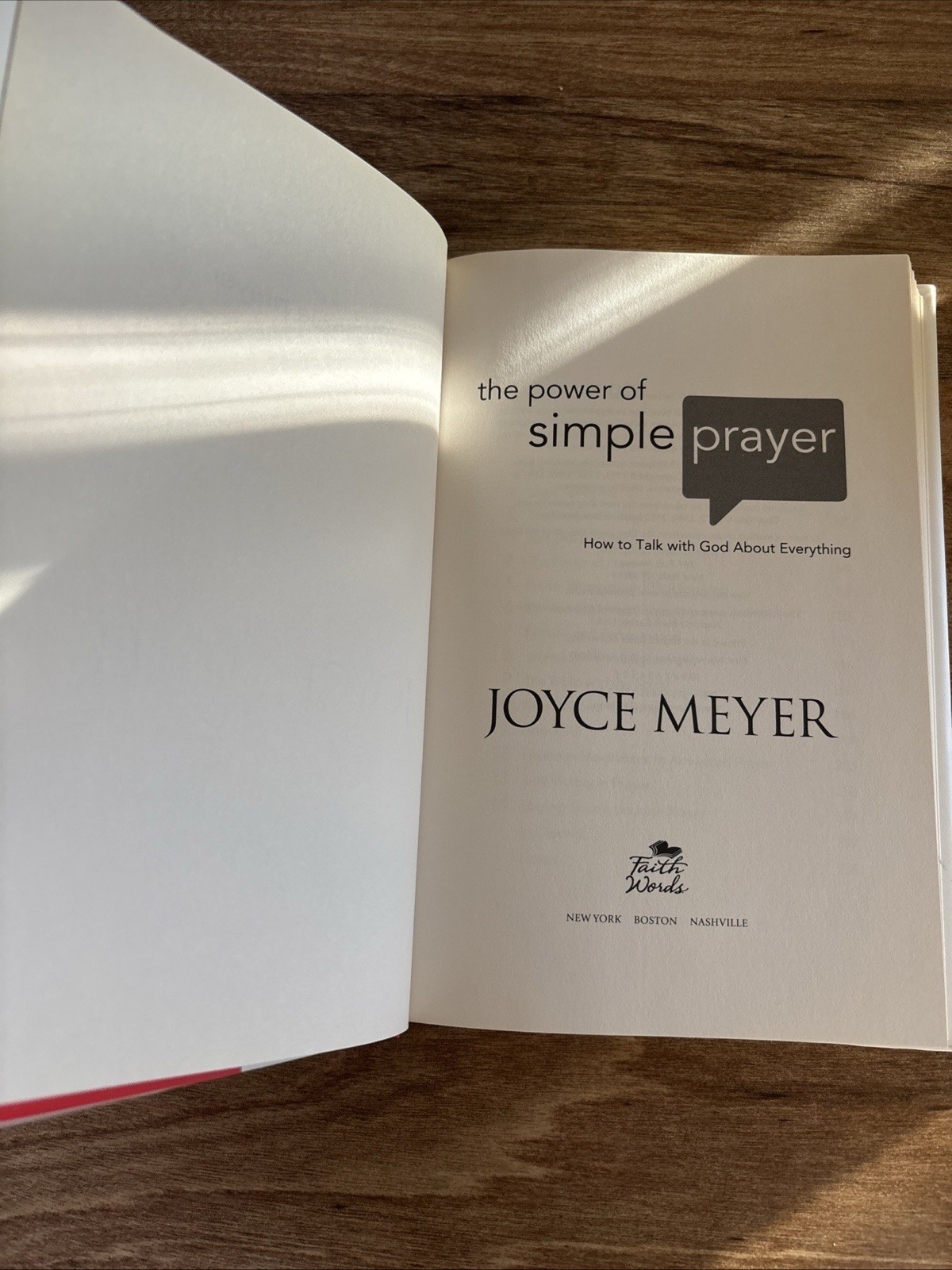 Joyce Meyer Book Bundled Knowing God Intimately & The Power of Simple Prayer HC