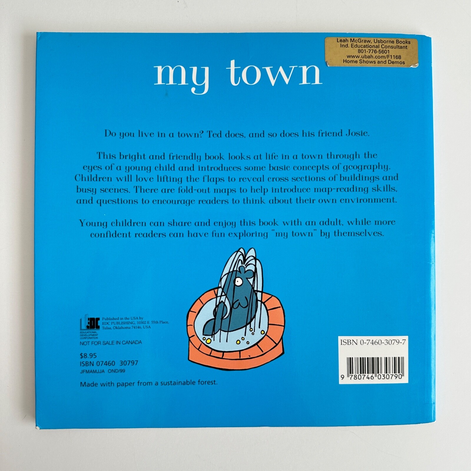 Usborne My Town book by Rebecca Treays, Lift-the-Flap (Paperback)