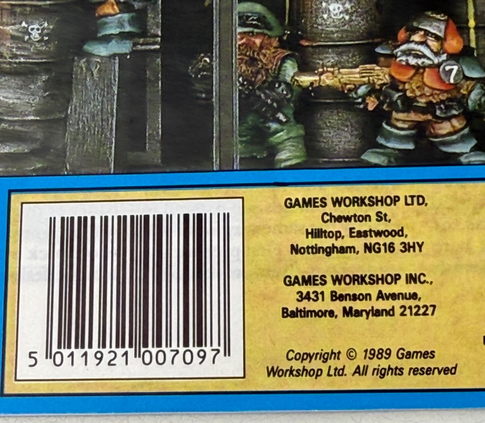 1989 Games Workshop Citadel Miniatures Painting Guide Blue Cover 15 Pg Softcover