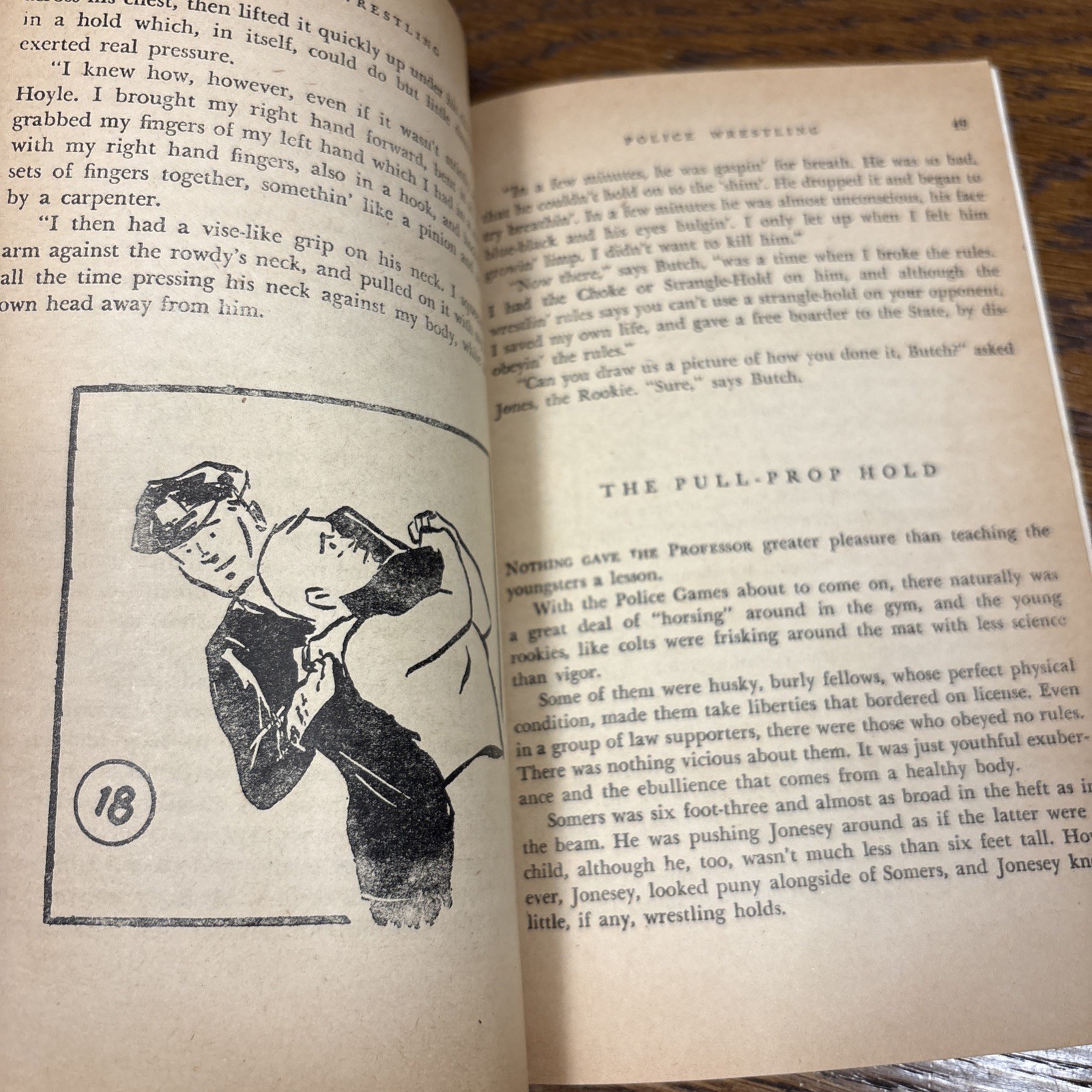 “POLICE WRESTLING” by ARTHUR H. FARRAR – 1942