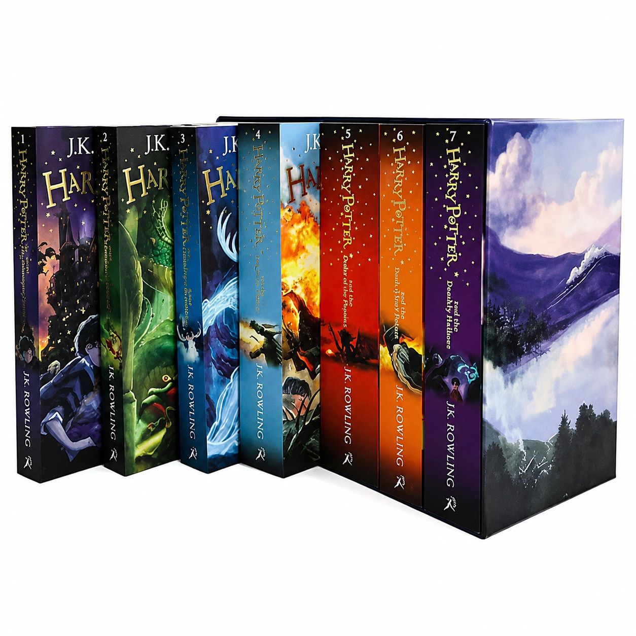 Harry Potter: The Complete Collection (Set of 7 Books) Paperback Box Set New