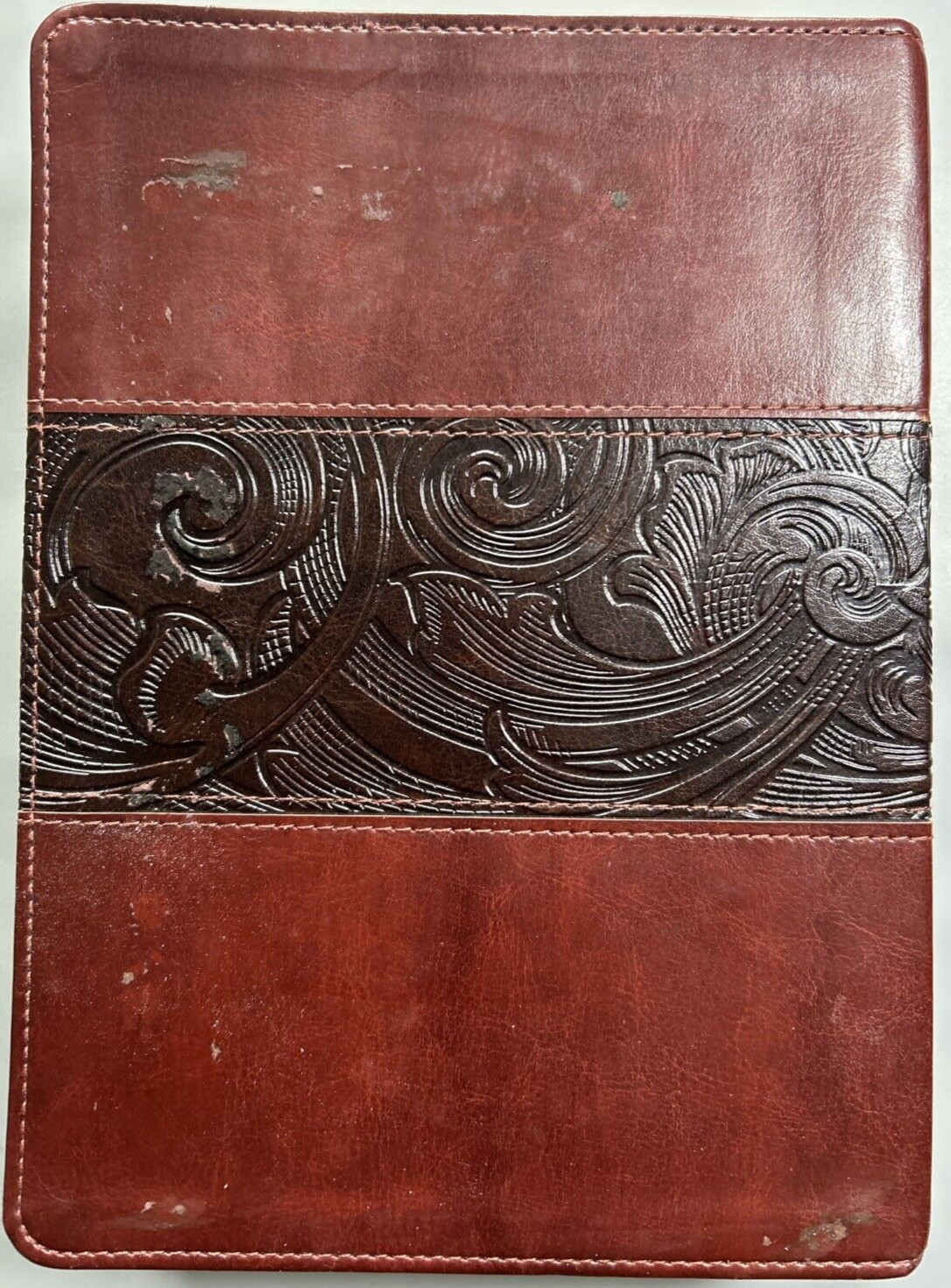 HCSB Study Bible Mahogany Duotone Simulated Leather Clean Text G+ USA Print