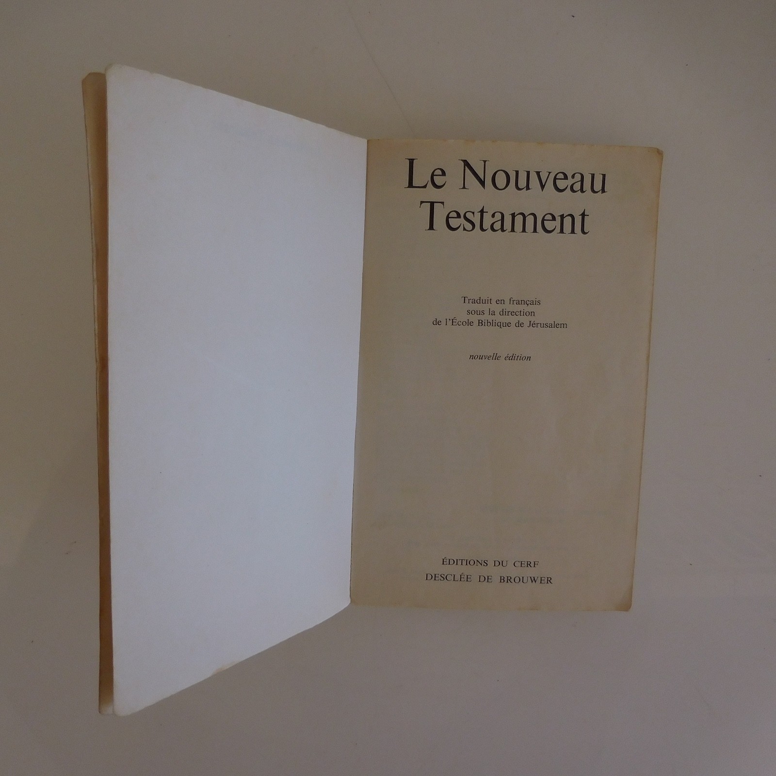 The New Testament Jerusalem Bible Editions Of CERF DESCLEE DE BROUWER 1979
