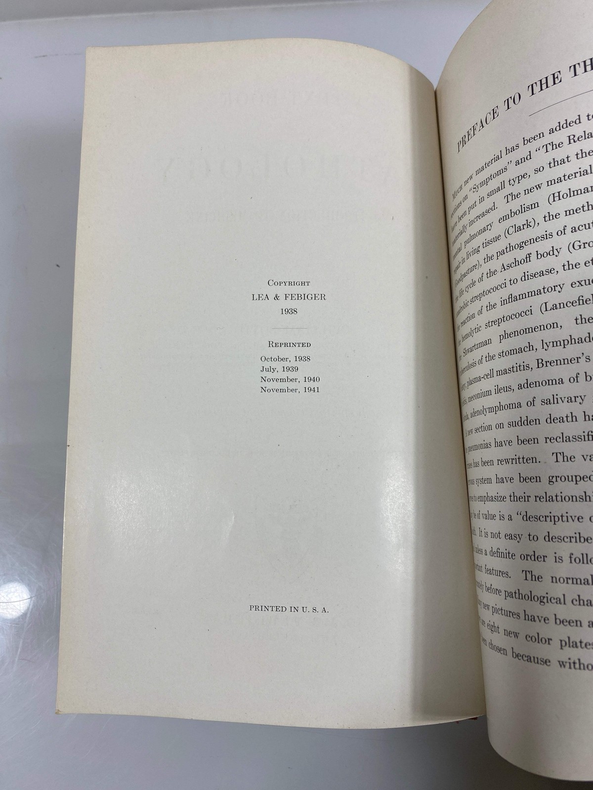 Text-Book of Pathology by Boyd 1941 HC
