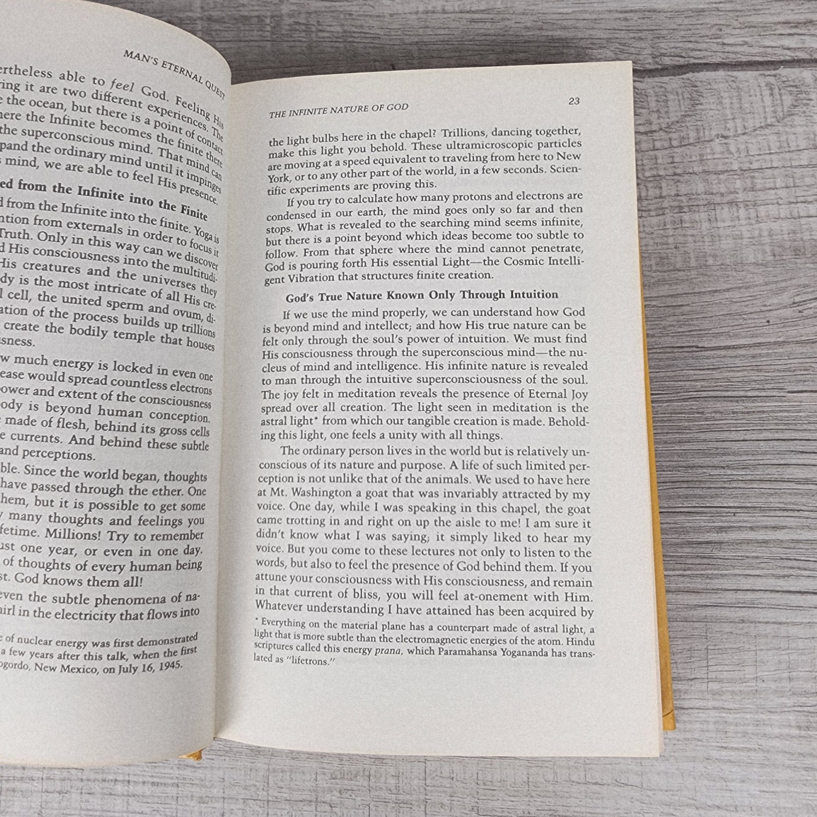 Man’s Eternal Quest HC by Paramahansa Yogananda 1975 Self Realization Fellowship