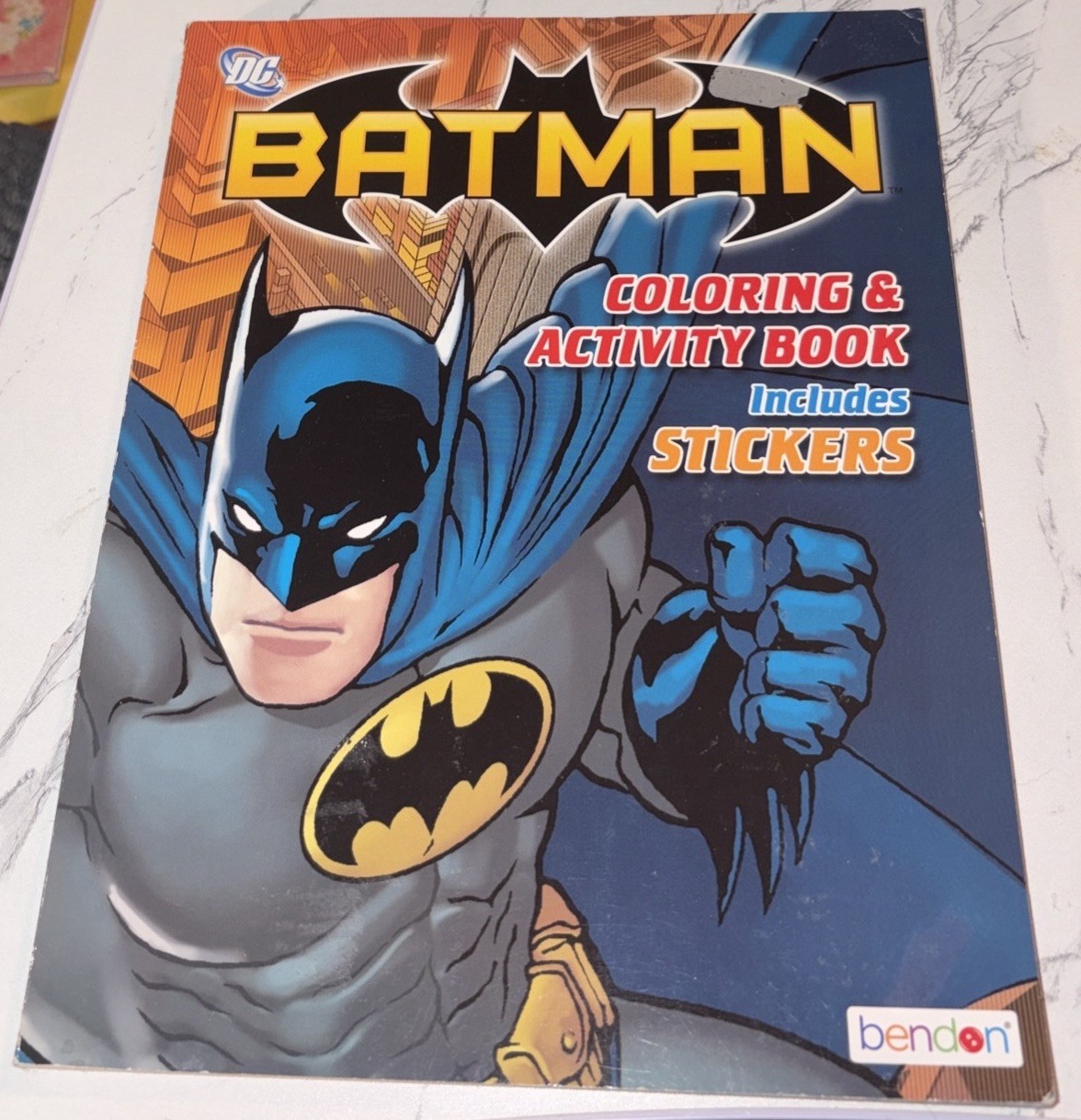 2011 DC Comics “Batman” Coloring & Activity Book Includes Stickers Bendon – New