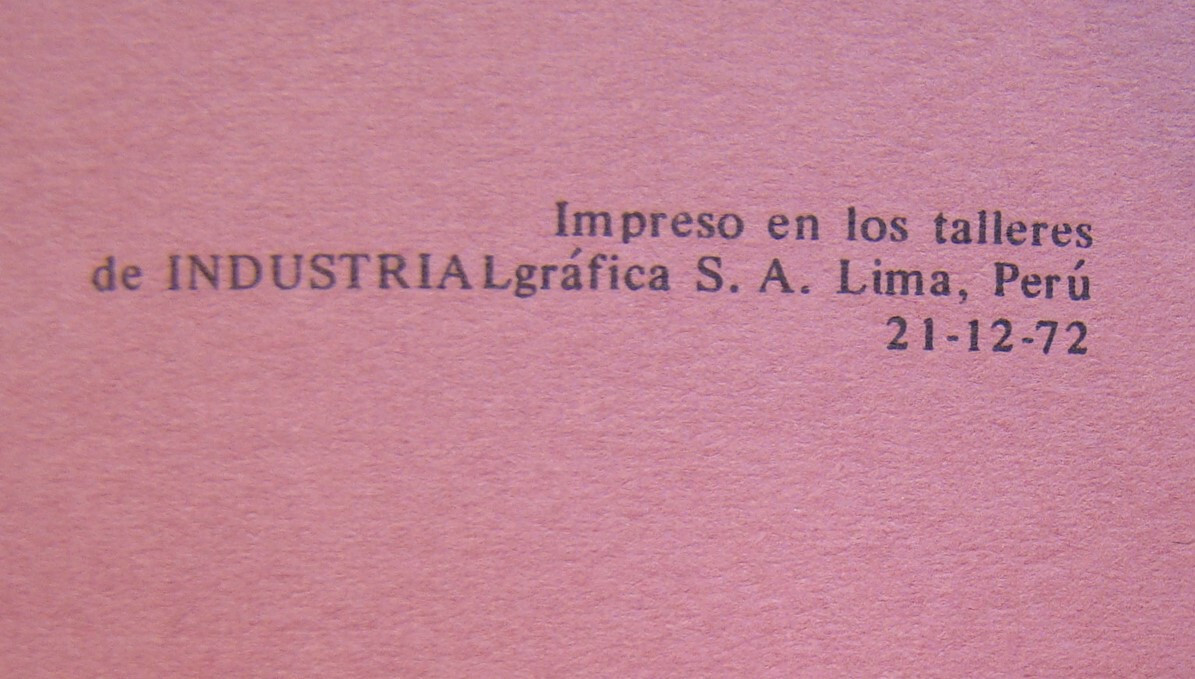 Huella 10 ~1972 PB~ Chavin Huaylas Lima Peru Archaeology Culture Native History