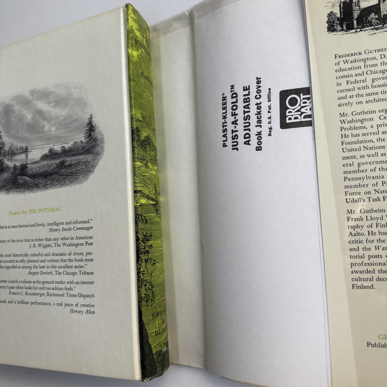 The Potomac By Frederick Gutheim Revised Illustrated Edition 1968 HC/DJ