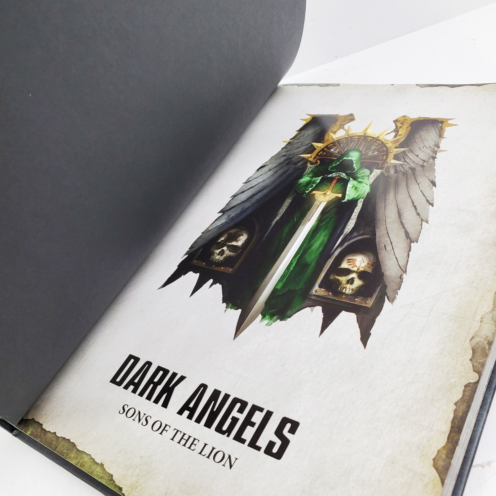 Warhammer 40k Codex Adeptus Astartes Dark Angels Book Hardcover Sons of Lion