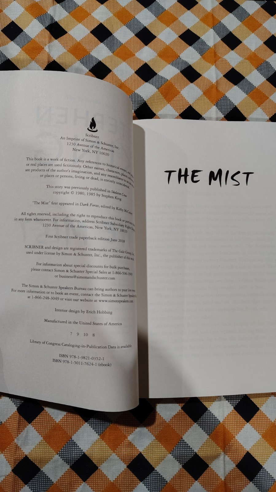 The Mist by Stephen King (2018, Trade Paperback)