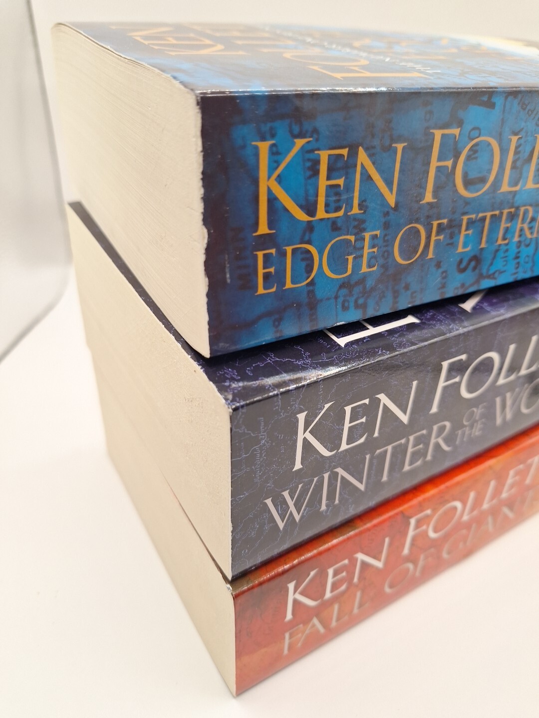 Ken Follet’s Century Trilogy, Books Paperback Like New 1,2 And 3 Lot Of 3