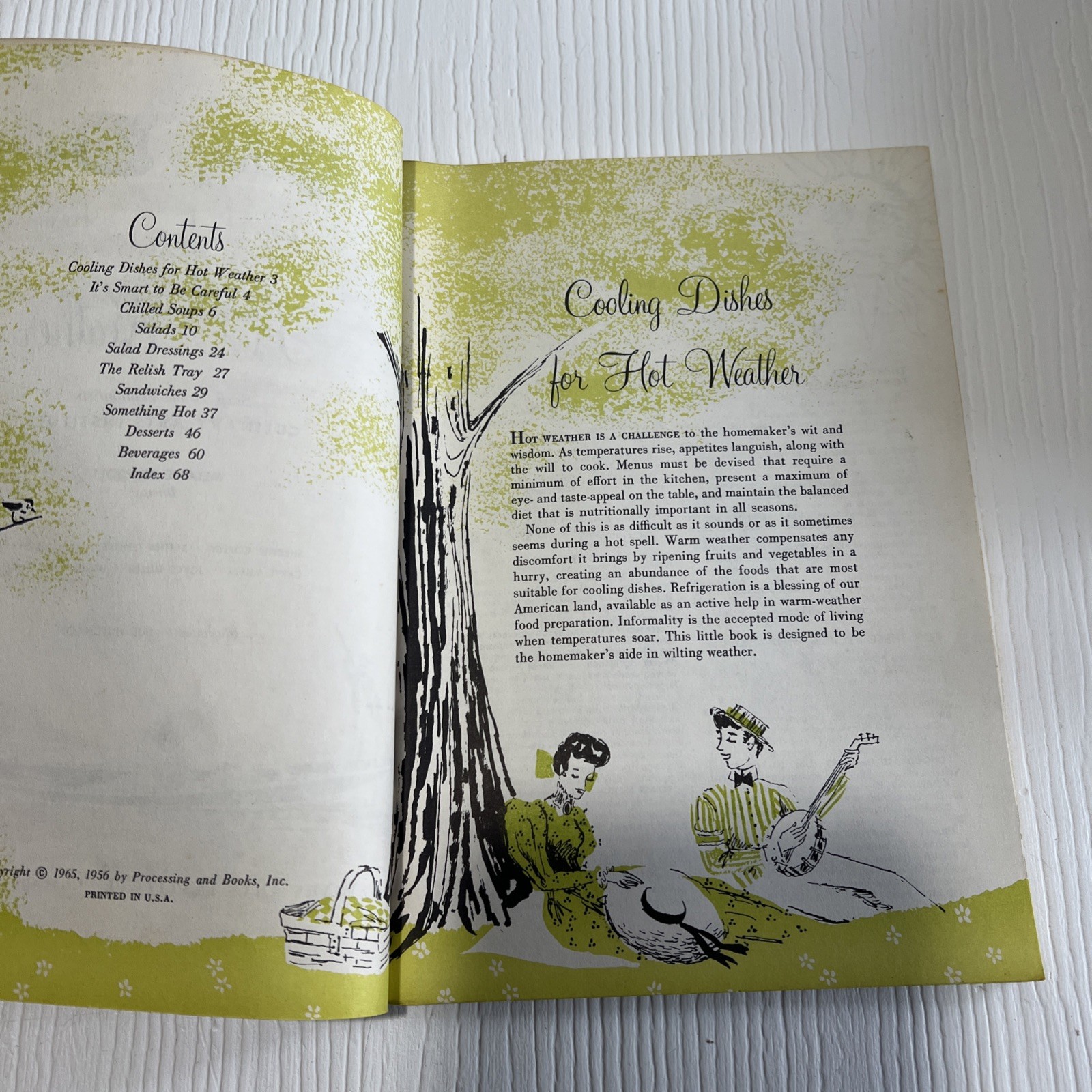 Cooling Dishes for HOT Weather︱260 Recipes︱Cookbook︱1965︱68 Pages