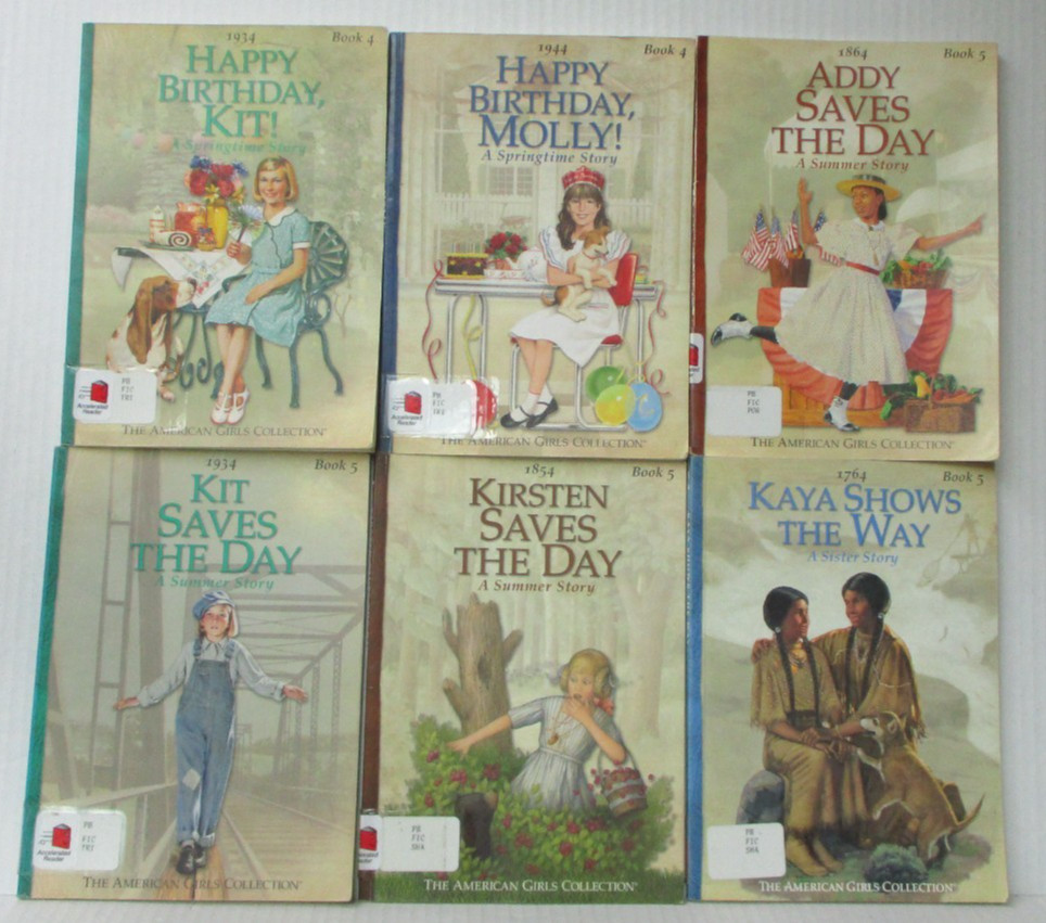 Lot Of 31 American Girl Books Meet Meet Learns Surprise Birthday Ex Library BB2
