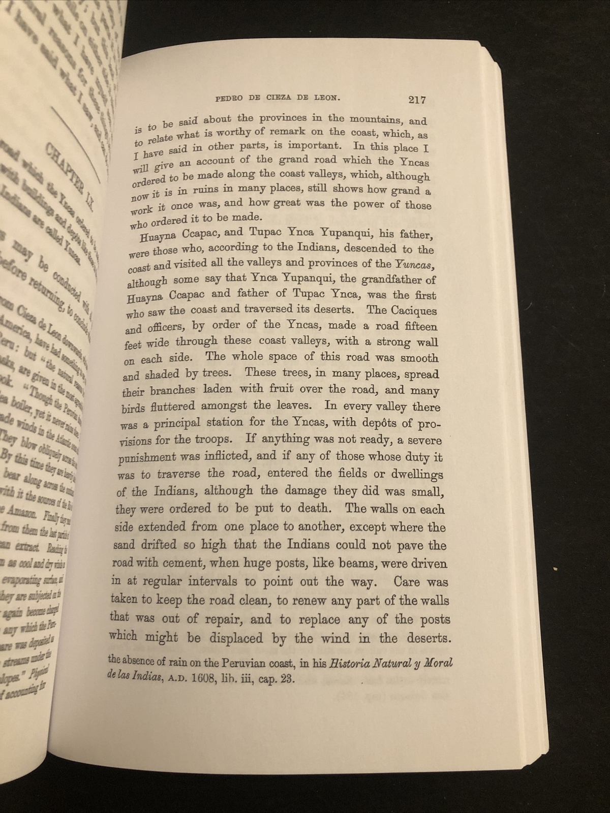 Peru History : The Travels of Pedro de Cieza de Léon / BG