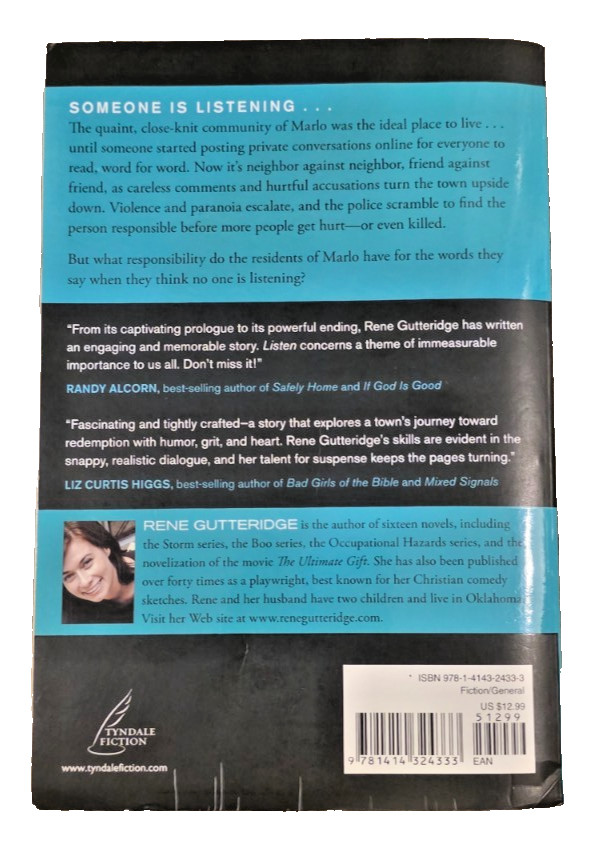 Listen by Josh McDowell and René Gutteridge (2010, Paperback) Inspirational Fic