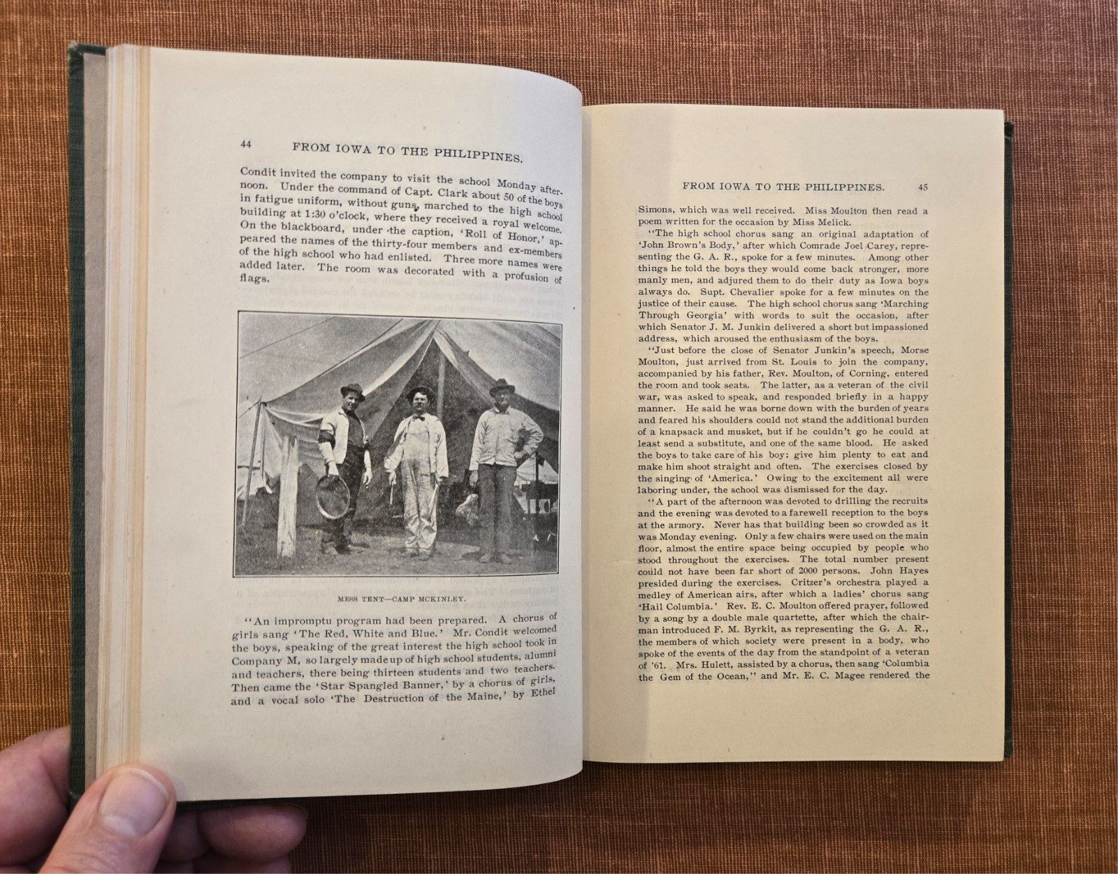 From Iowa to the Philippines – 51st Iowa Volunteers – Span Am War – 1900