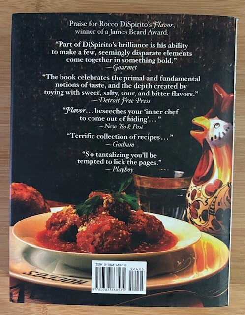 Rocco’s ITALIAN AMERICAN cookbook (Rocco Dispirito) SIGNED (Hardcover with dj)
