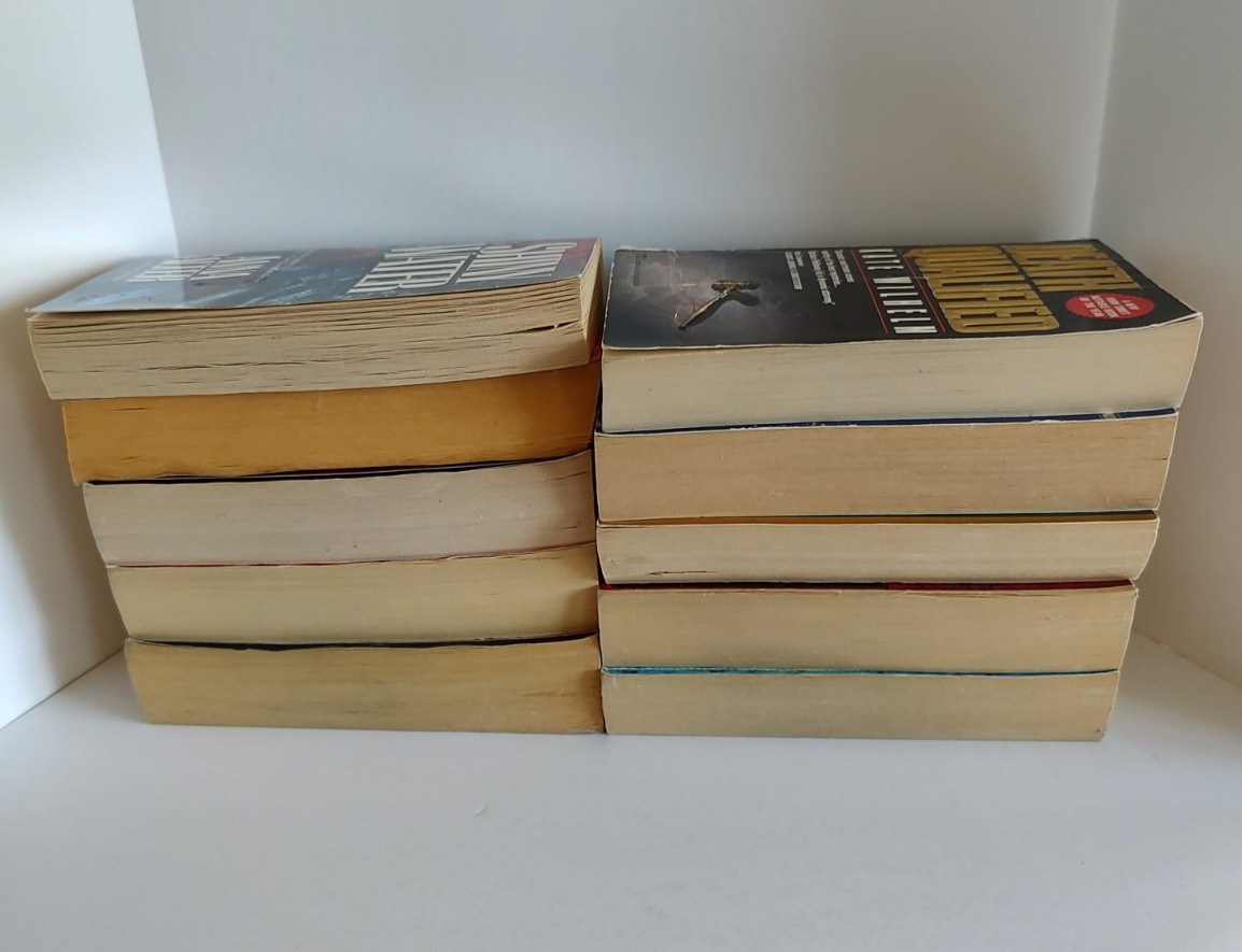 Mixed Authors Crime Thriller Suspense Lot/10 Paperback Novels