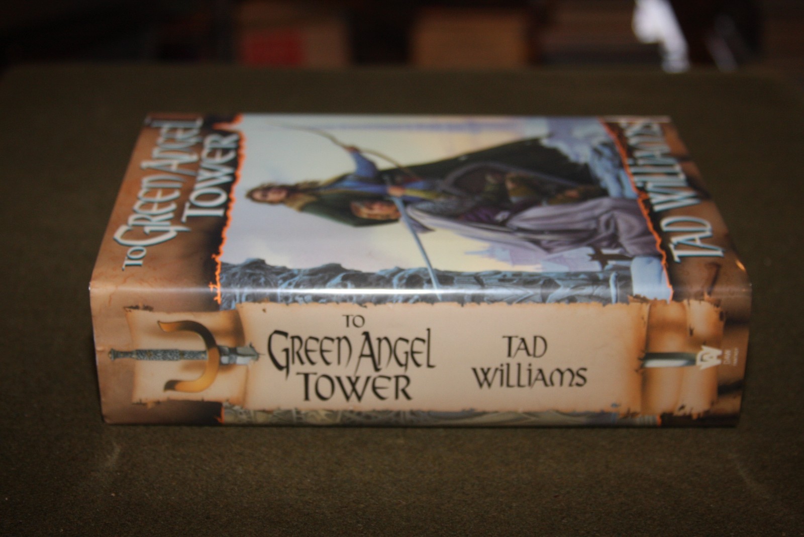To Green Angel Tower by Tad Williams 1993 HC 1st/1st – Signed w/ Inscription