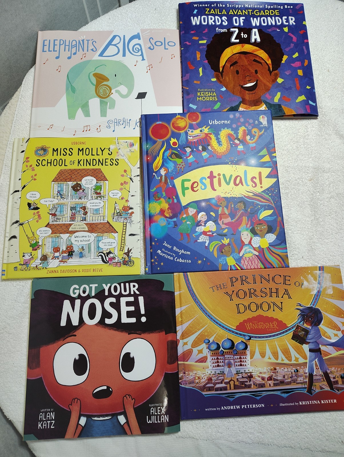 Bundle of 6 Hardcover Books for Girls and Boys New Fast Shipping