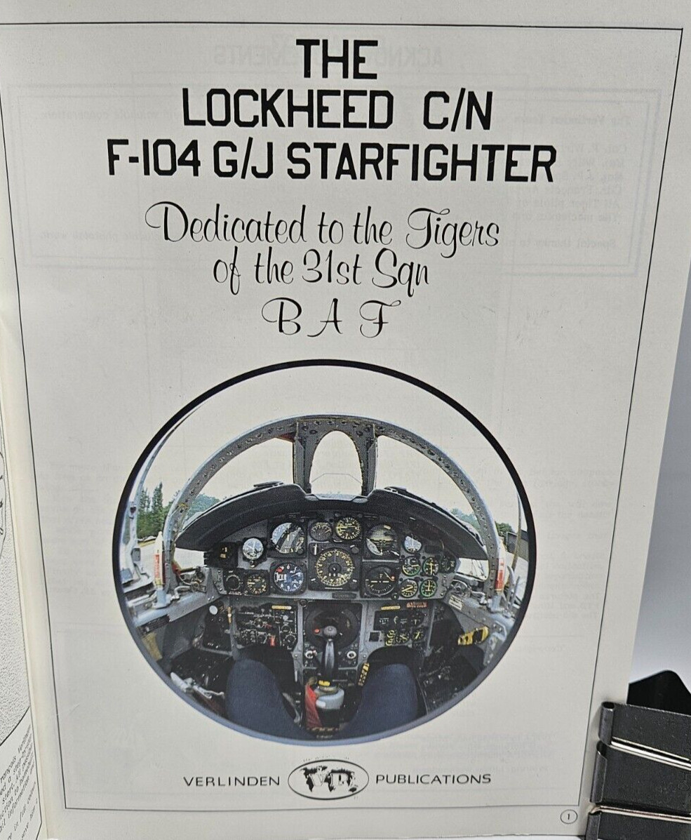 Lock ON Lockheed’s: C/N F-104, G/J Starfighter, 1983 Verlinden Publications