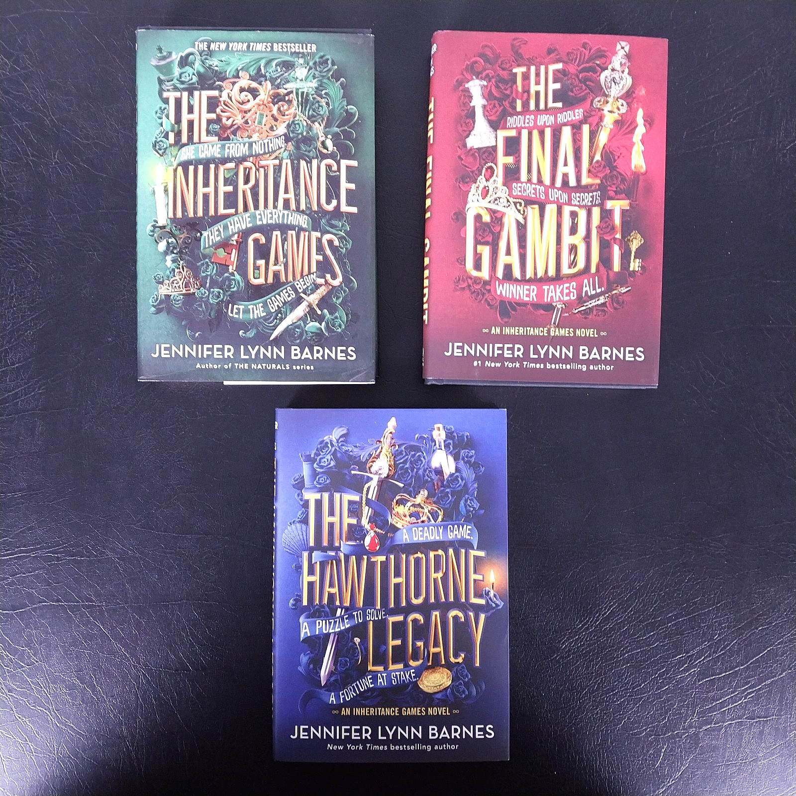 The Inheritance Games Novel Set by Jennifer Lynn Barnes Lot of 3