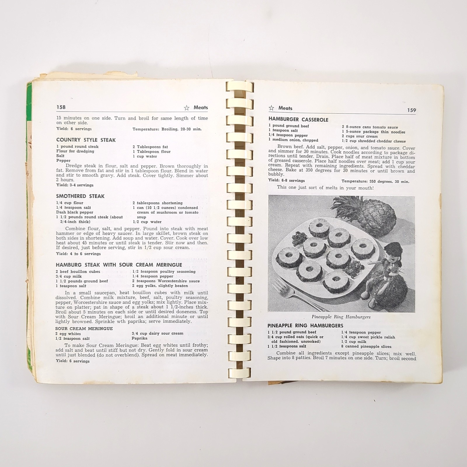 Betty Feezors Carolina Recipes WBTV Charlotte NC Television Cookbook Spiral 1964