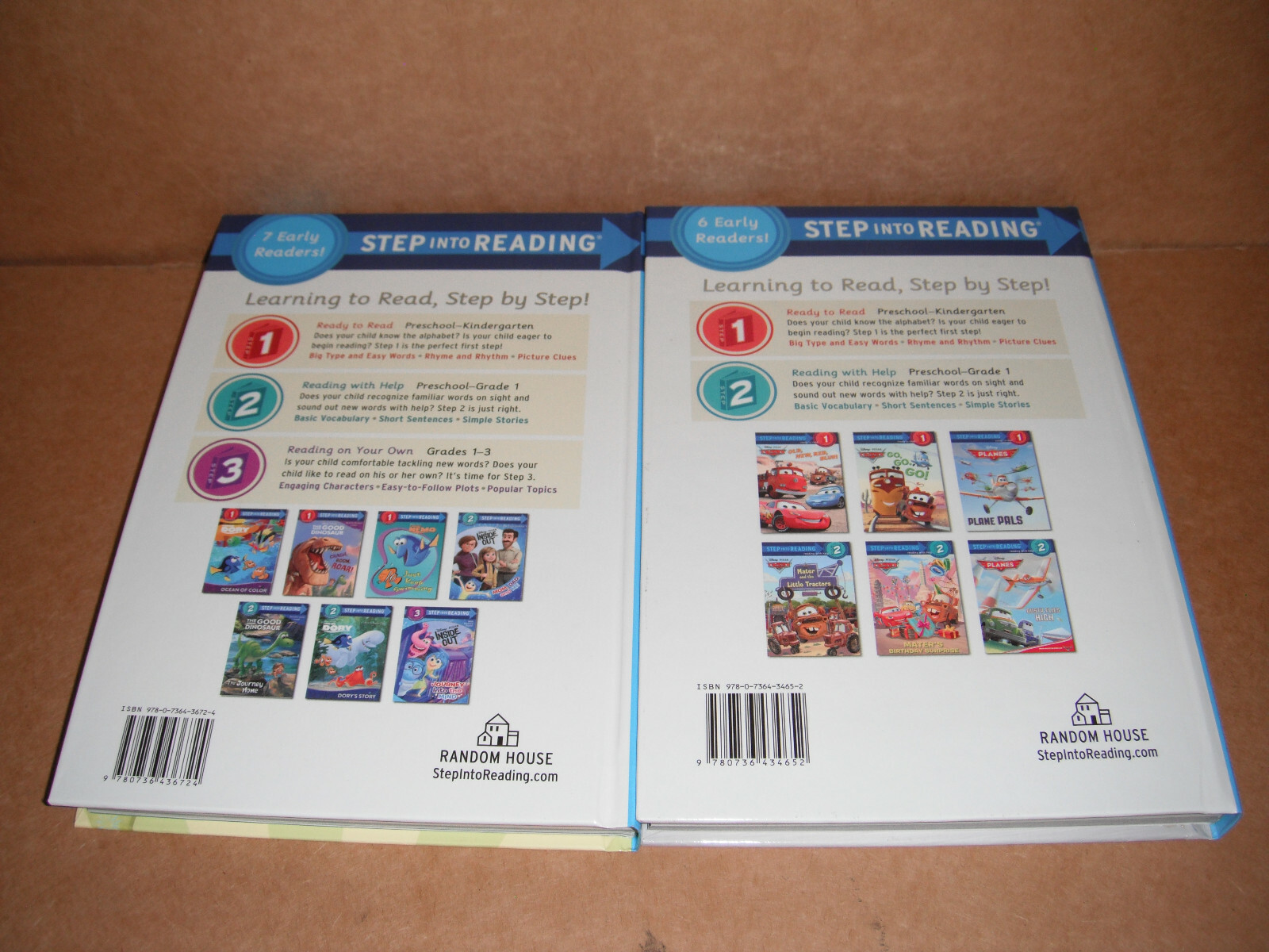 Disney Step Into Reading – 13 Stories in 2 Hardcover Books