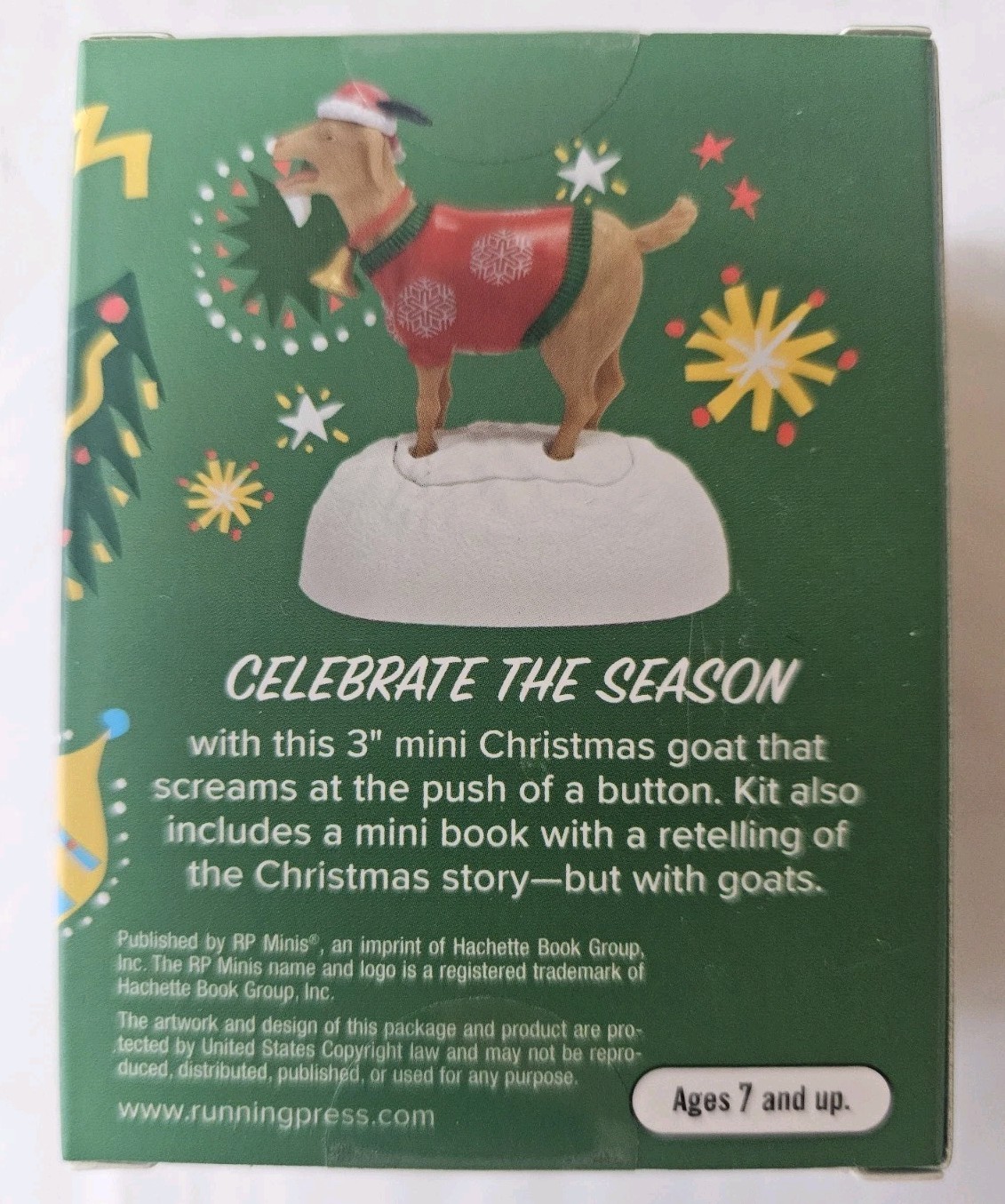 Screaming Christmas Goat RP Minis SEALED