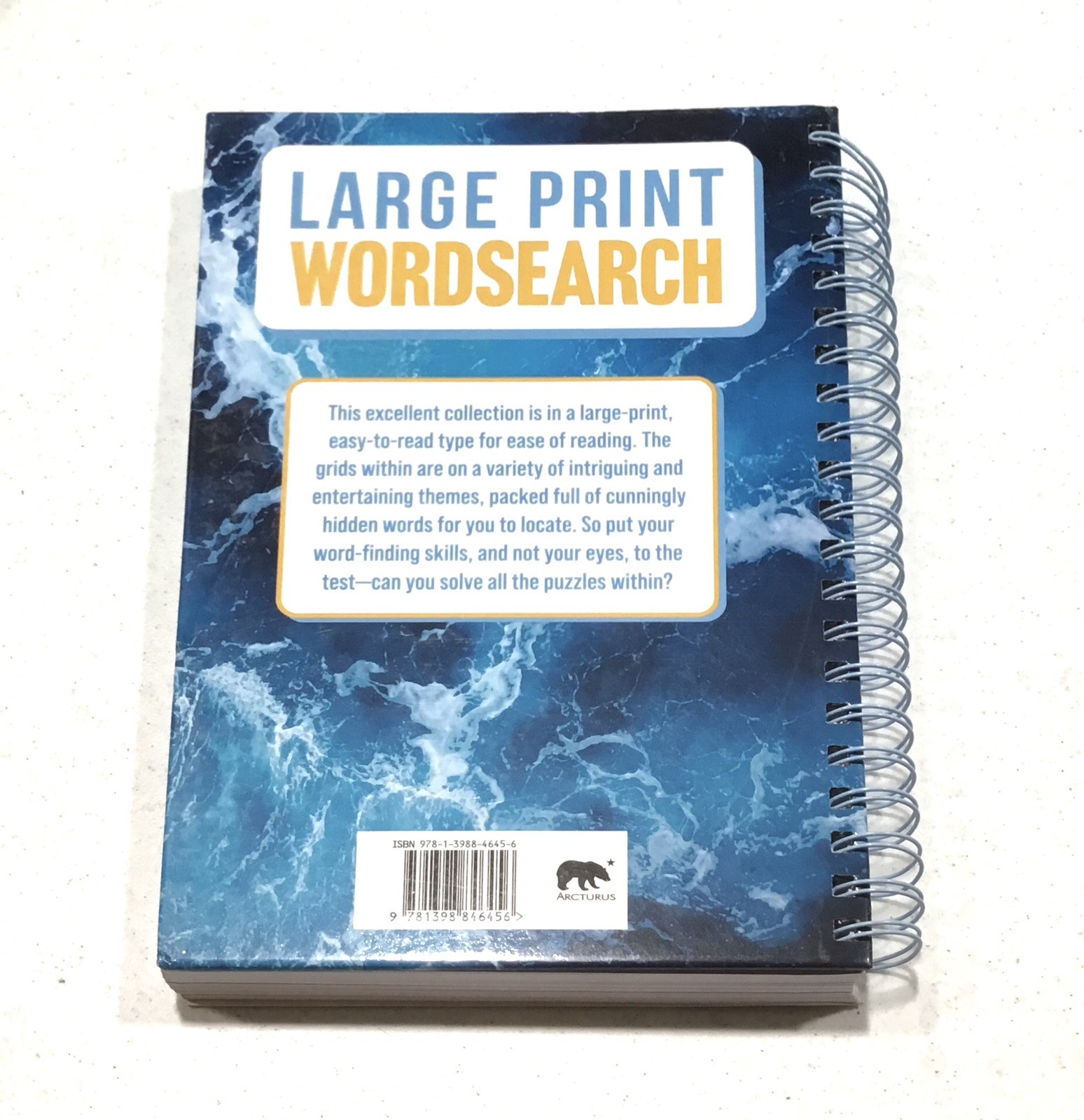 ARCTURUS Large Print Wordsearch 240 Easy-to Read Puzzles and Solutions