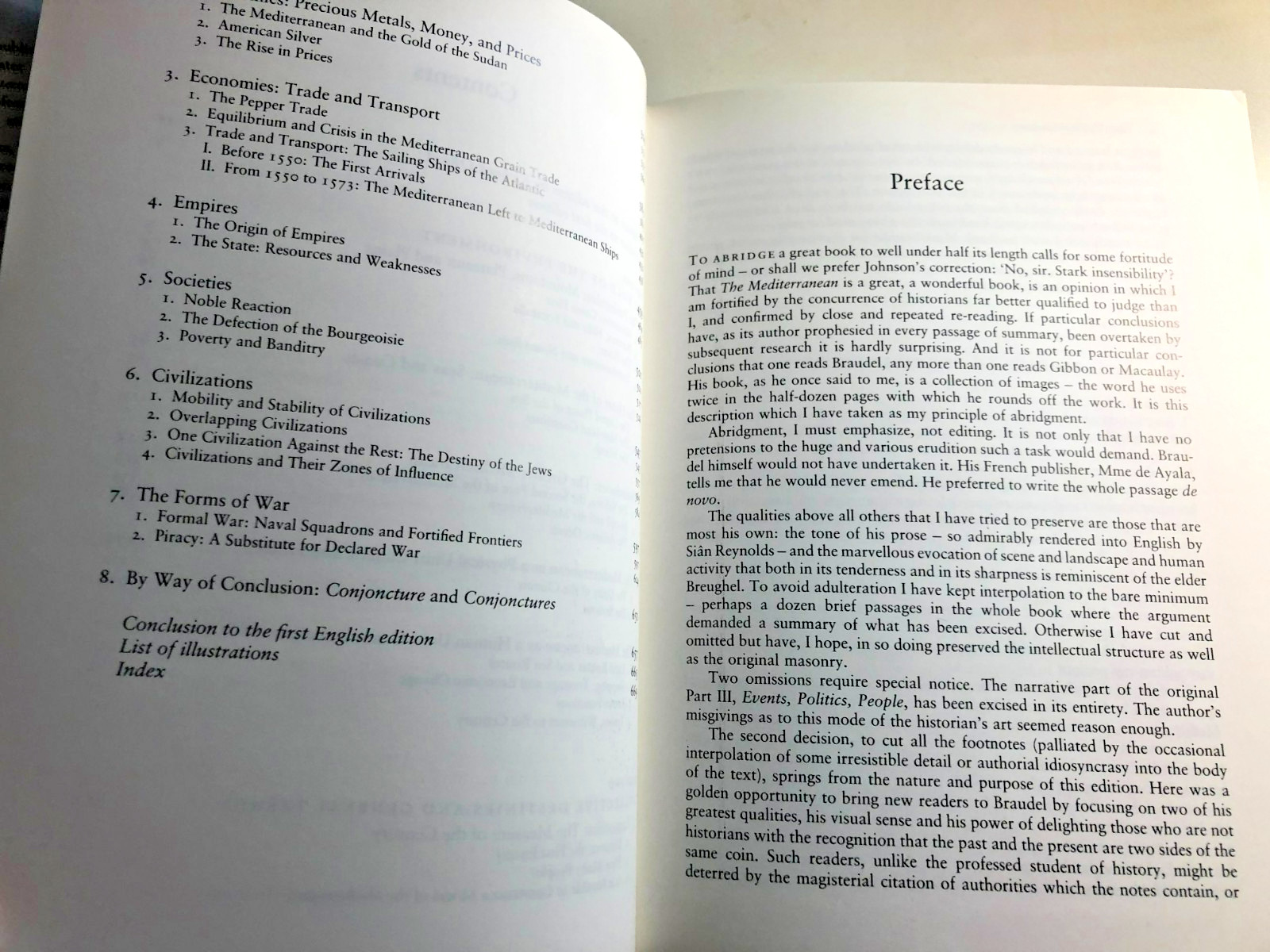 RARE! THE MEDITERRANEAN & THE MEDITERRANEAN WORLD IN THE AGE By Fernand Braudel