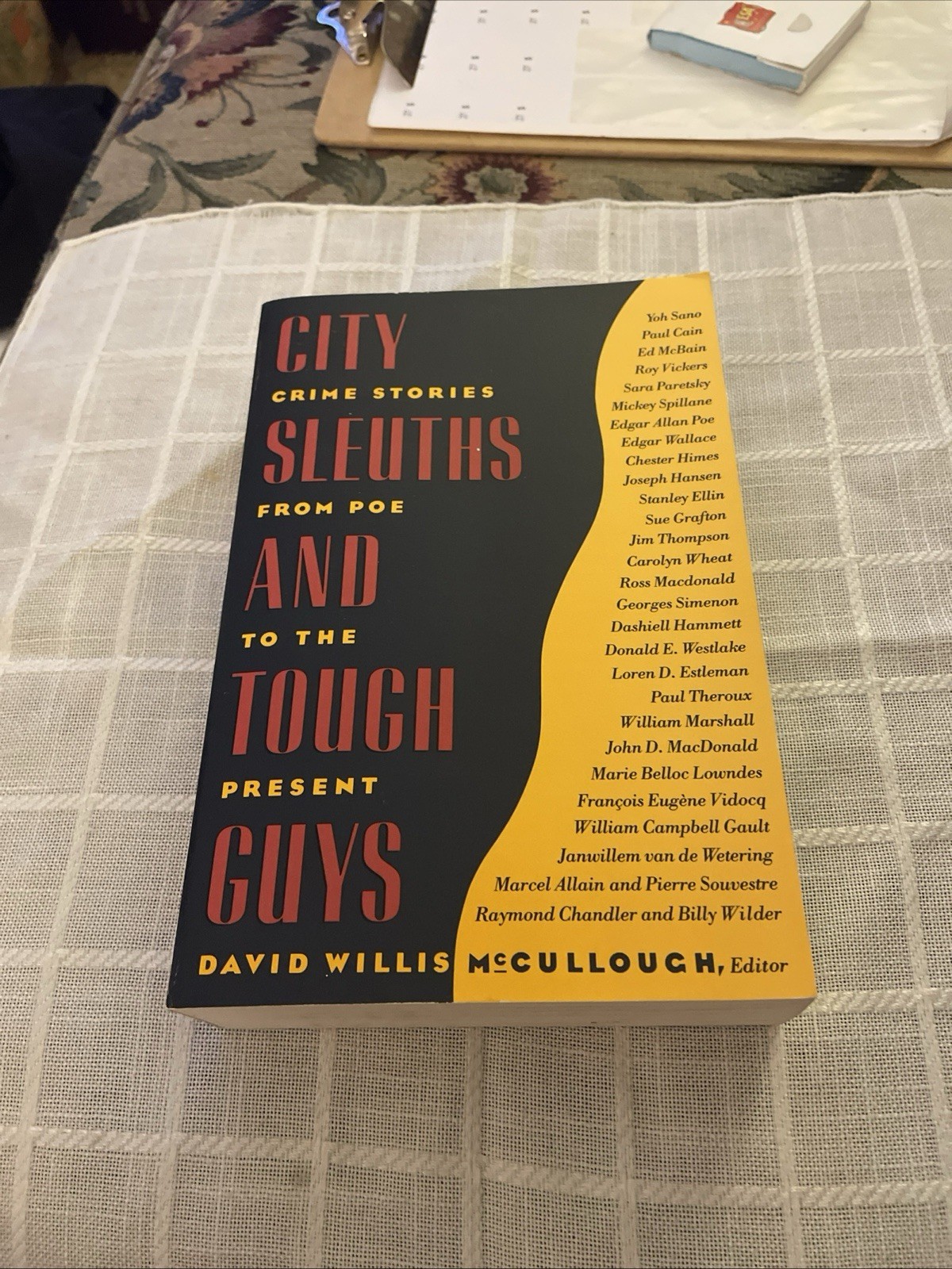 City Sleuths and Tough Guys Soft back Book Copyrighted 1989