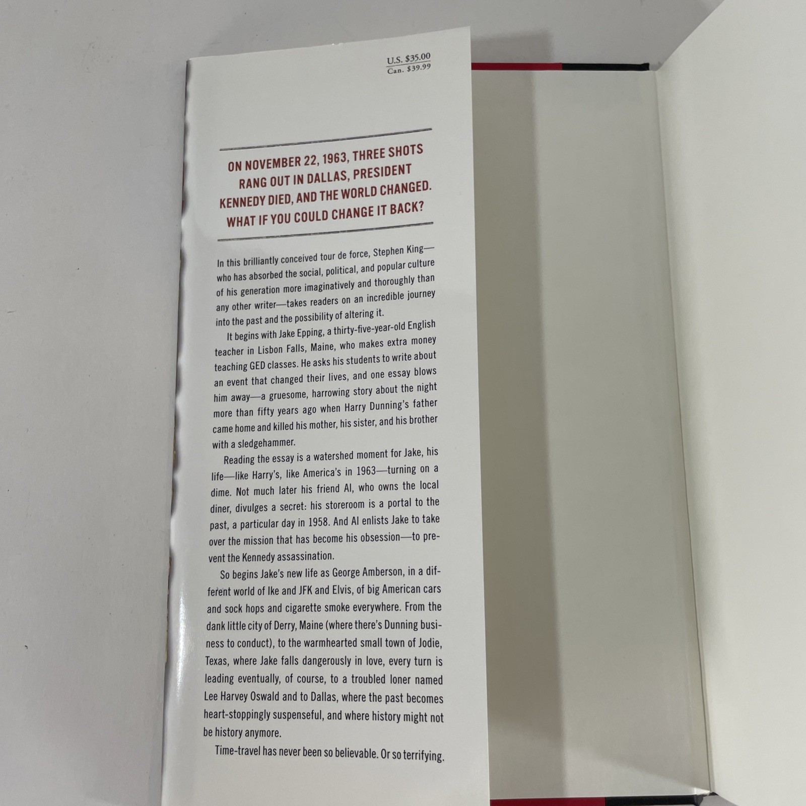 Stephen King 11/22/63 First Edition 1st Printing Hardcover Dust Jacket Scribner
