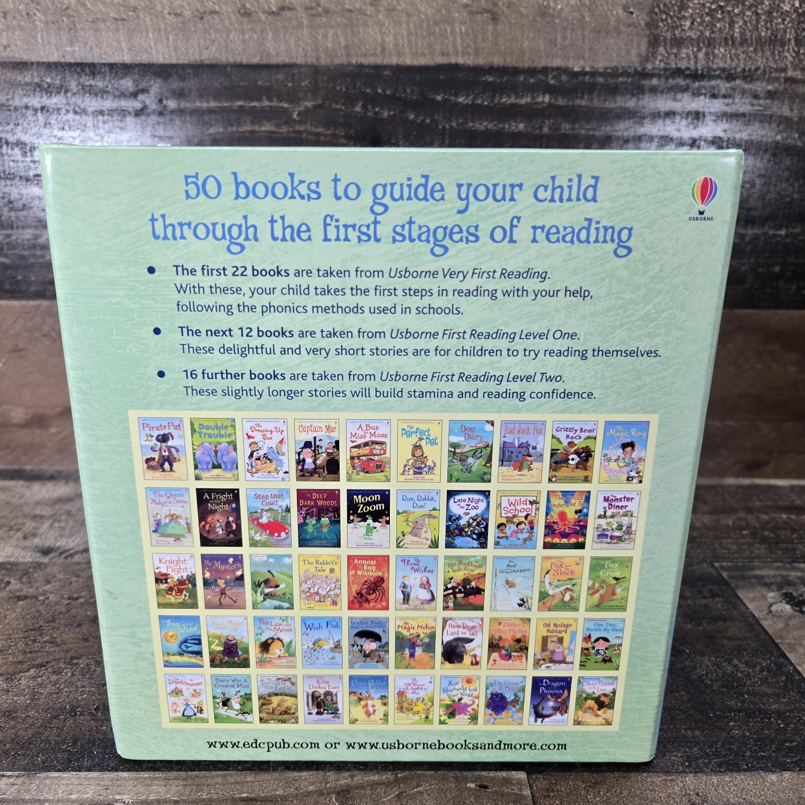 Usborne My First Reading Library 50 Paperback Book Set Early Reader Box Complete
