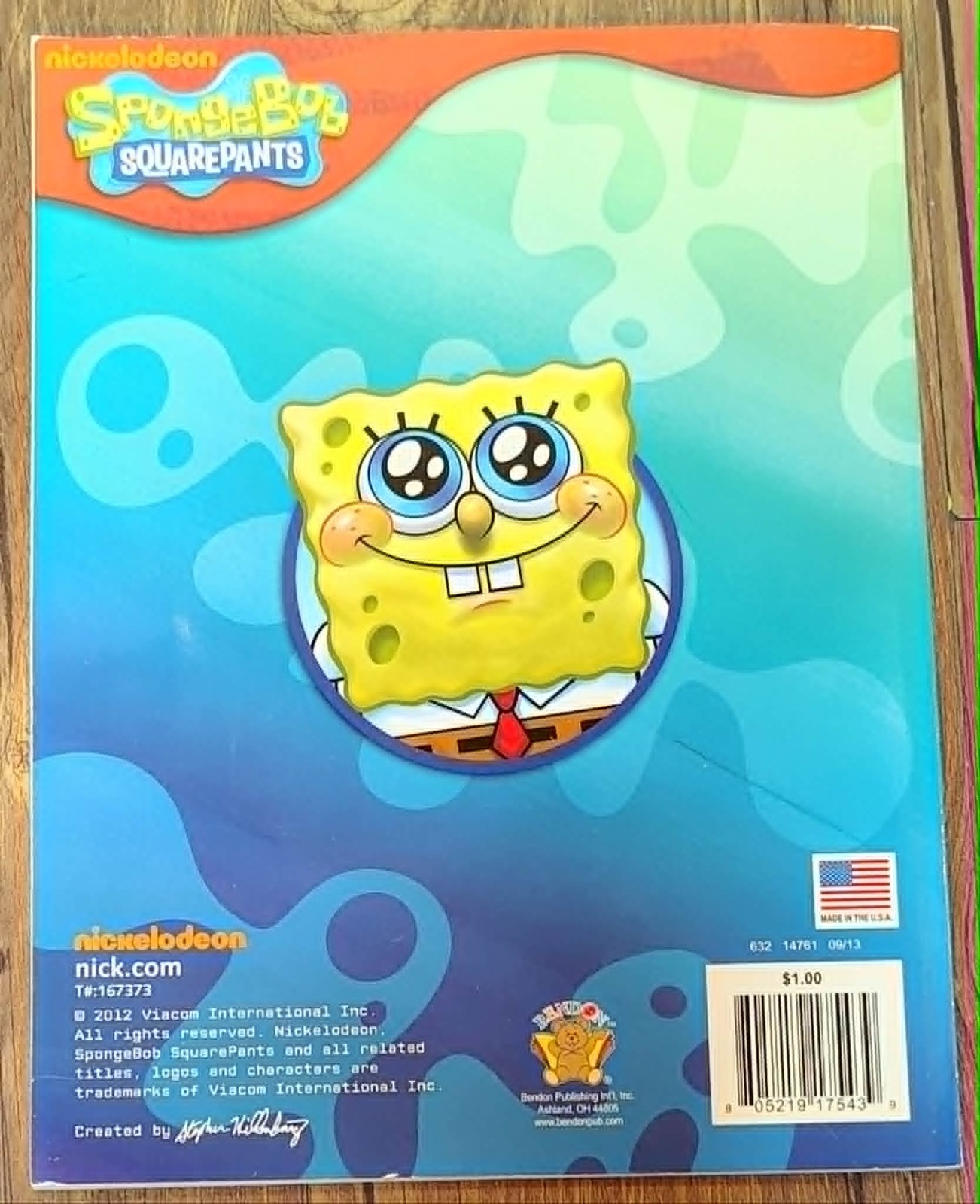 SpongeBob SquarePants Fry Cook & Friends Jumbo Coloring & Activity Book 2010