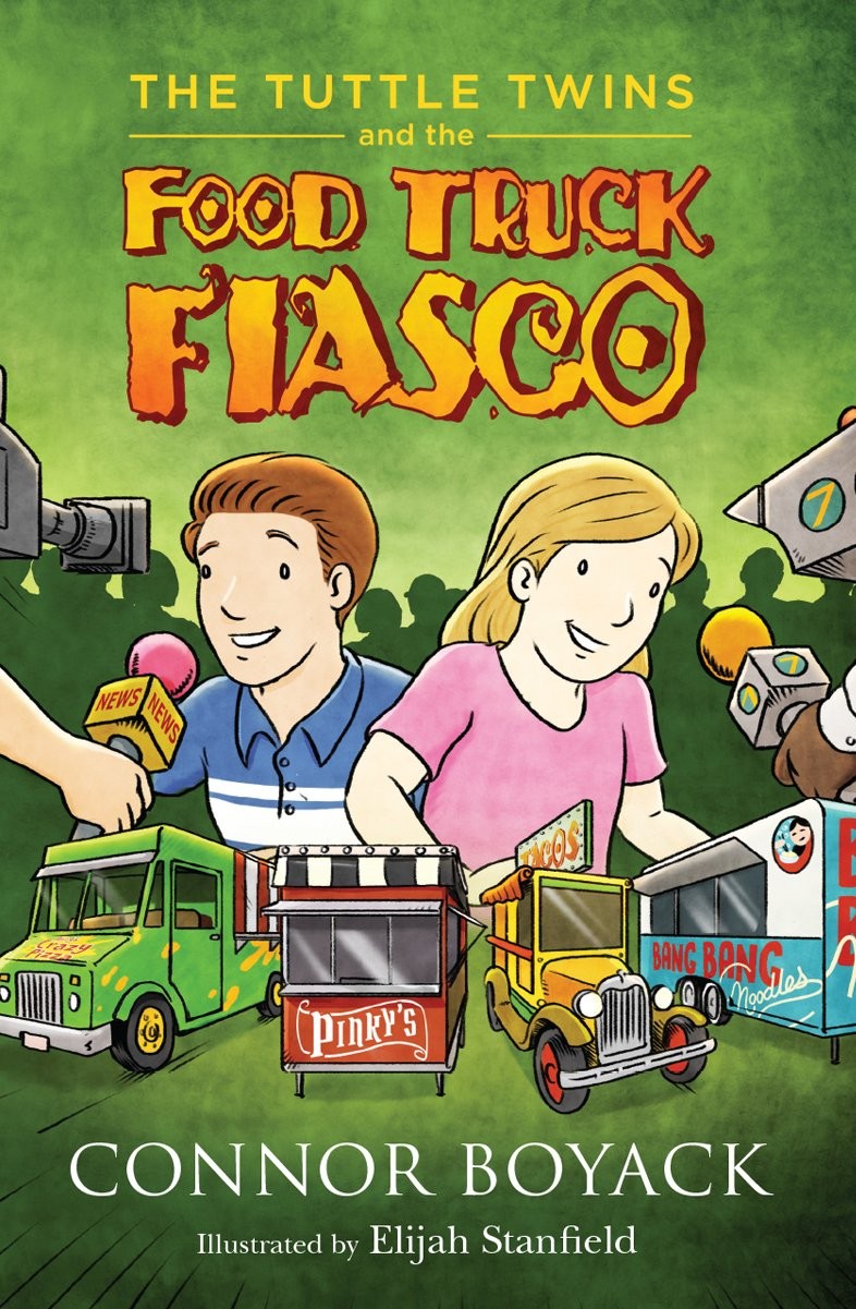 The Tuttle Twins and the Food Truck Fiasco – paperback Connor Boyack