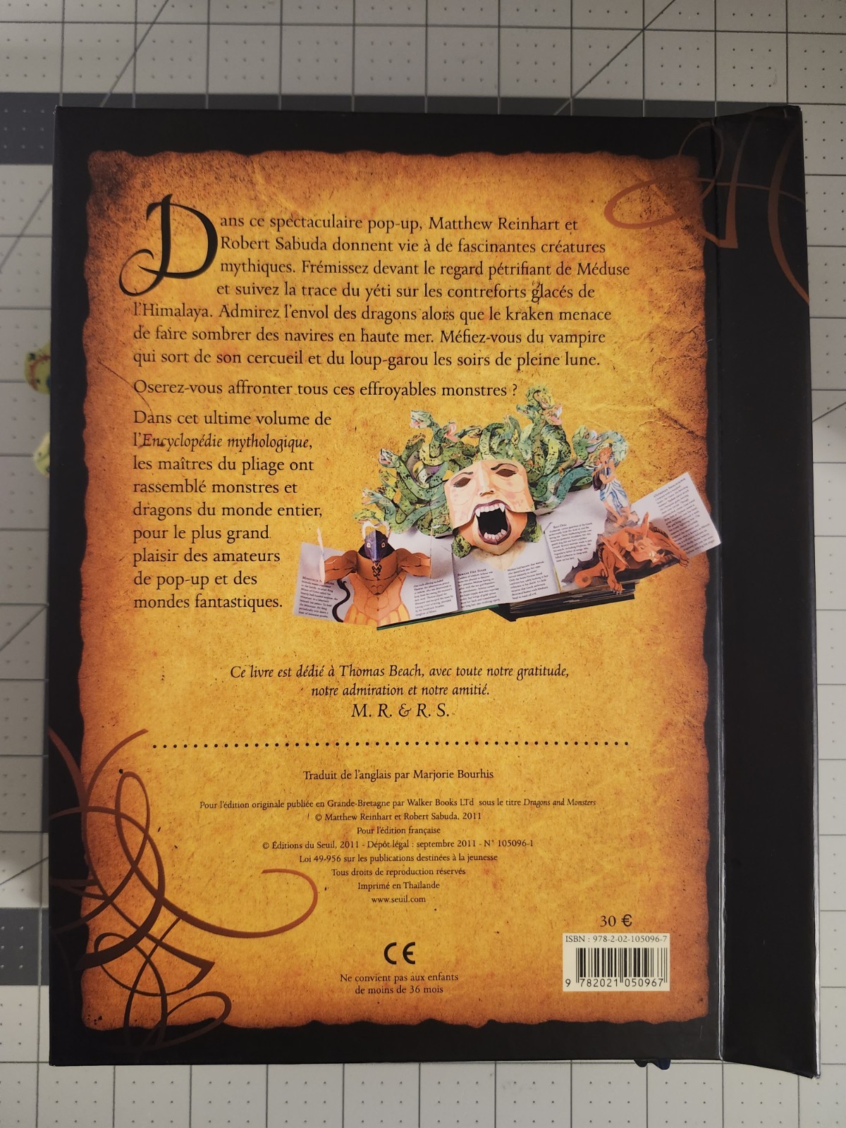 Encyclopedia Mythologica: Dragons and Monsters Pop-Up by Matthew Reinhart Sabuda