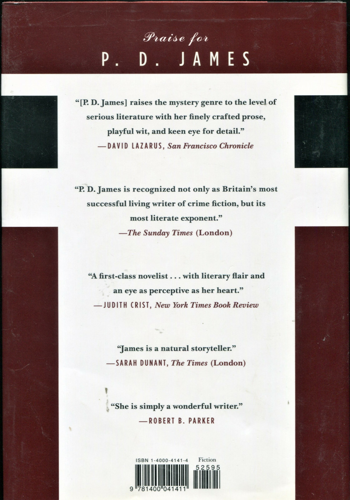 P.D.James: “The Murder Room”, Hard cover w/Jacket, 415 pages