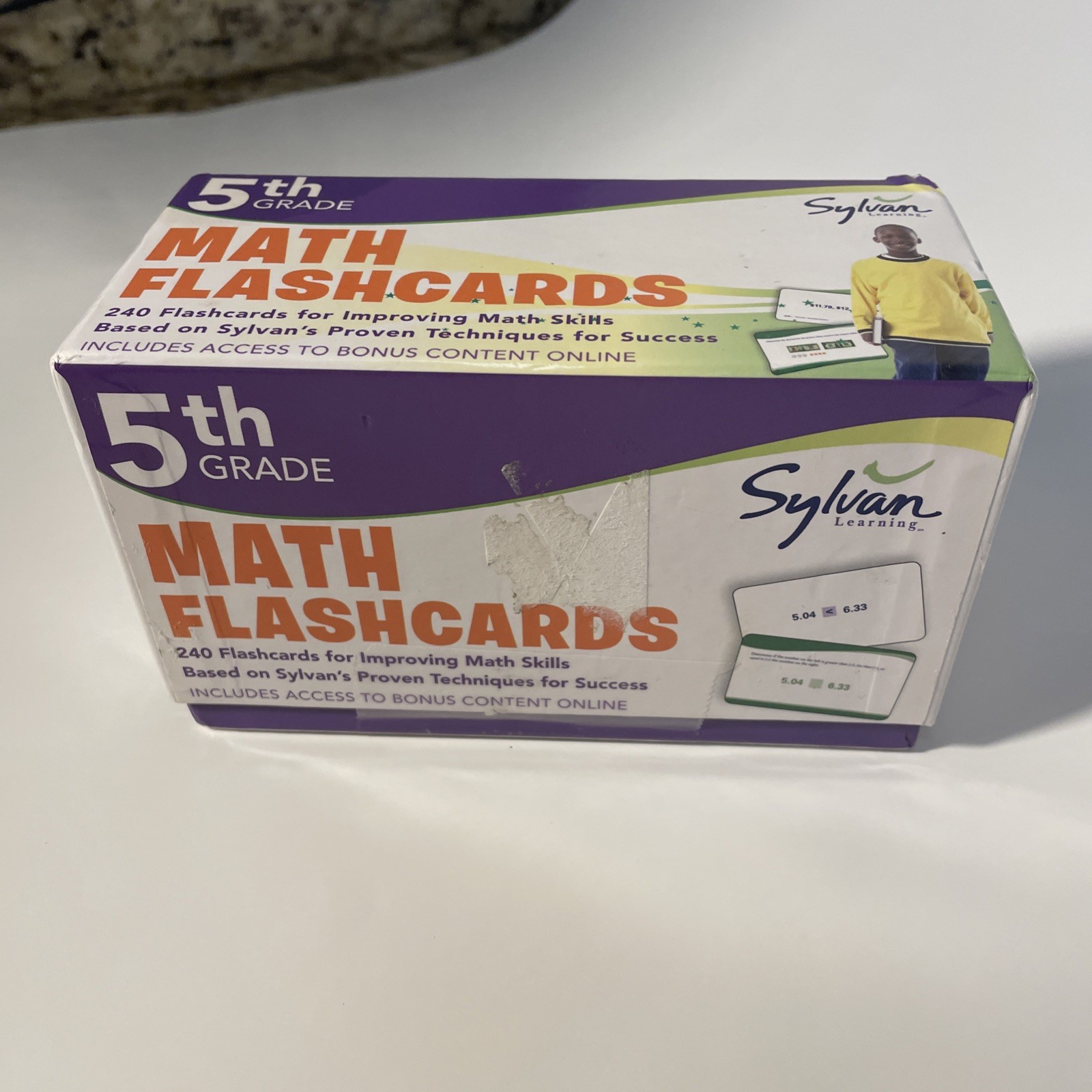 Sylvan Learning 5th Grade Math 240 Flashcards 2013
