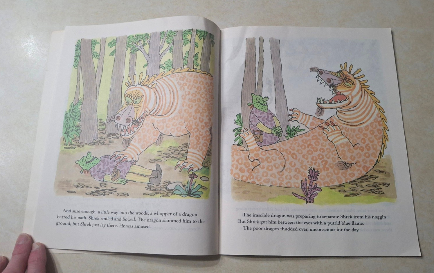 Shrek! William Steig 1990 1991 1st First Edition Paperback Vintage Trumpet Club