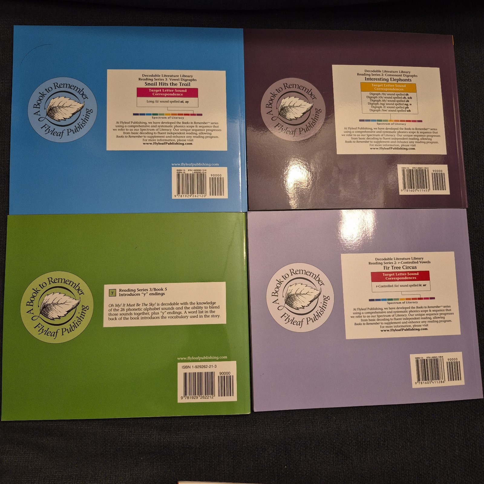 LOT OF 20 A BOOK TO REMEMBER FLYLEAF PUBLISHING DECODABLE READING HOMESCHOOL