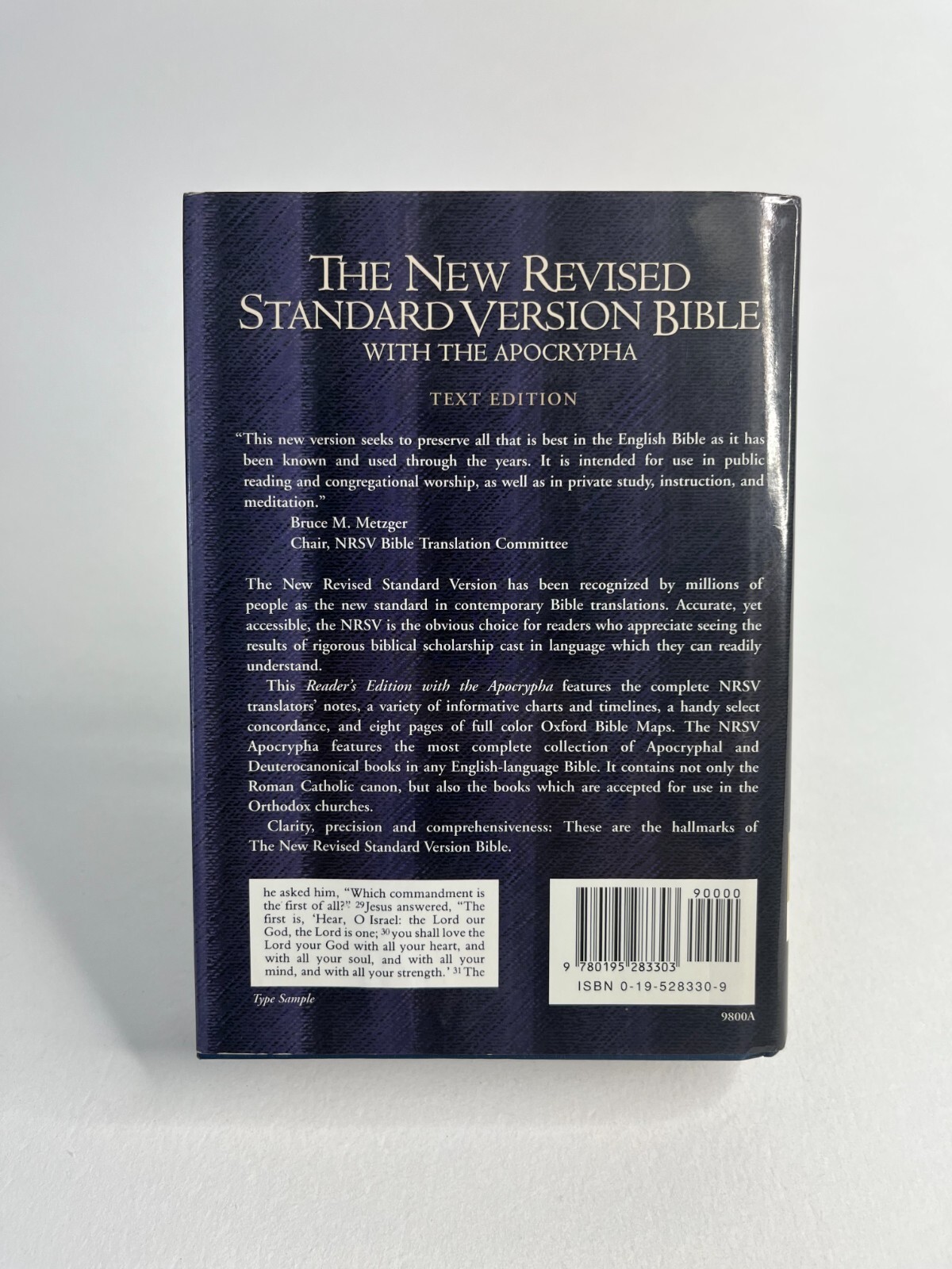 The Holy Bible New Revised Standard Version With Apocrypha