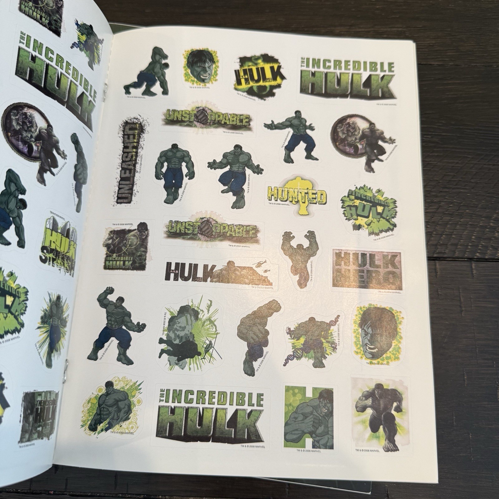 Bendon The Incredible Hulk Coloring and Activity Book with 50+ Stickers NEW